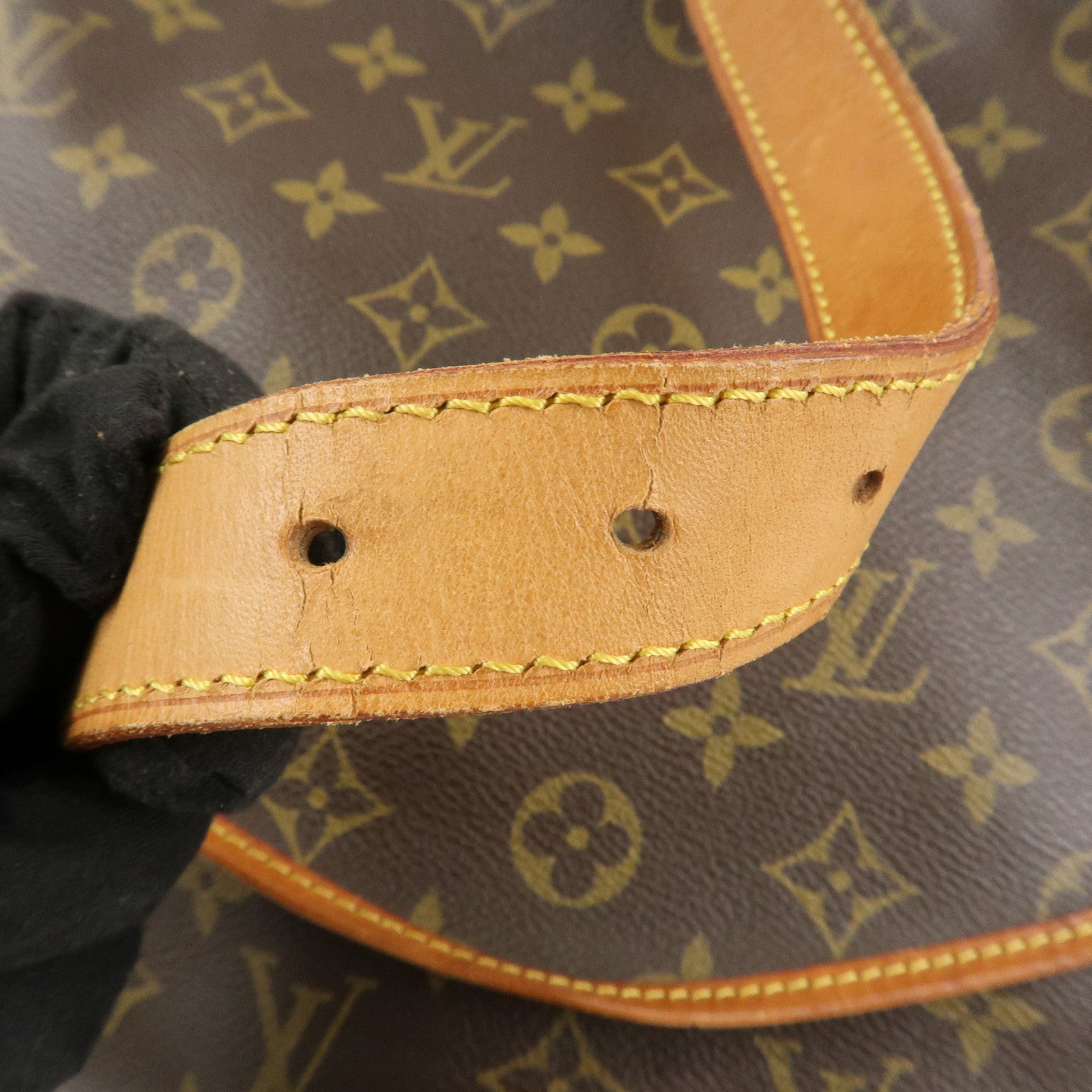 Louis Vuitton Monogram Saumur 35 Shoulder Bag Brown M42254