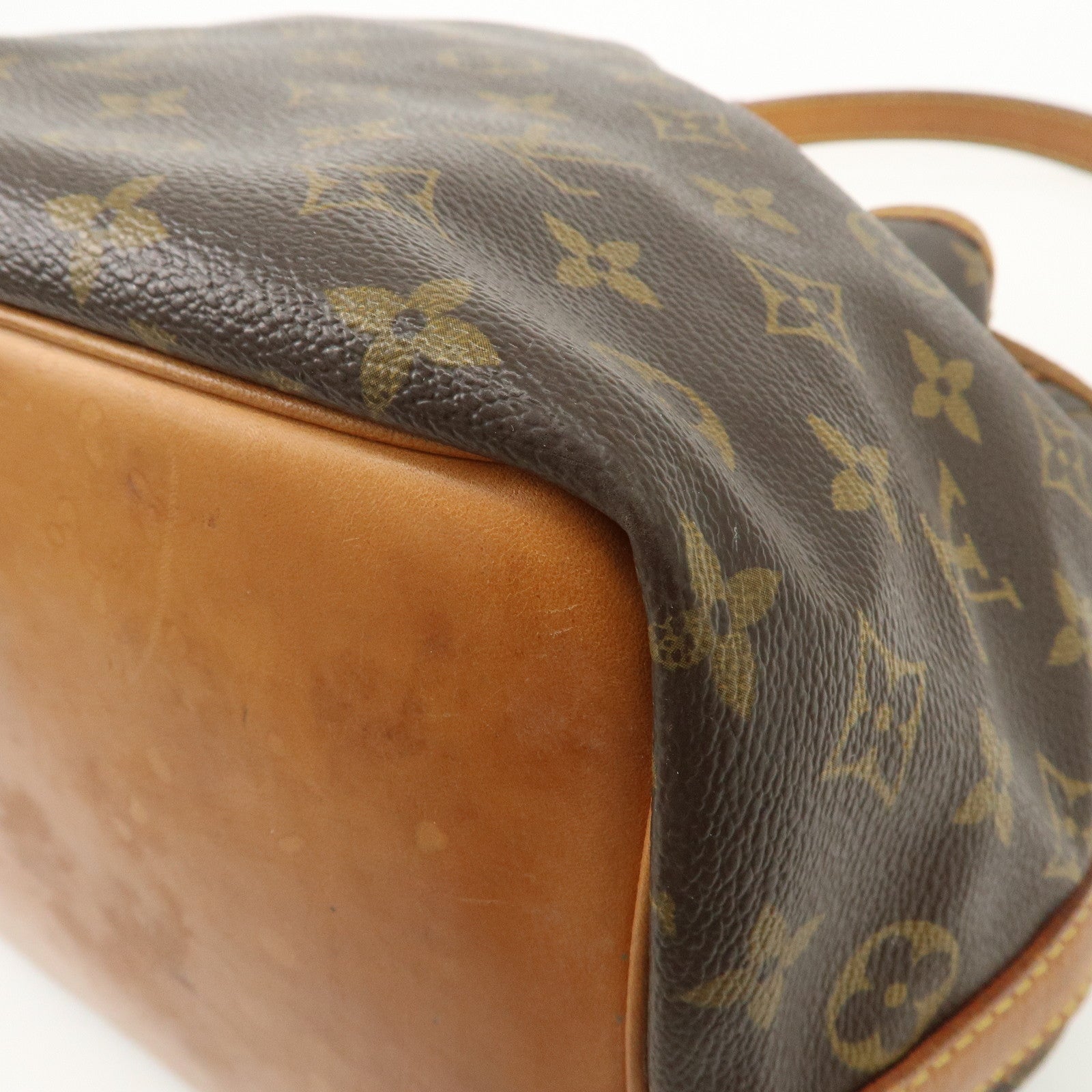 Louis Vuitton Monogram Petit Noe Shoulder Bag Brown M42226 Used