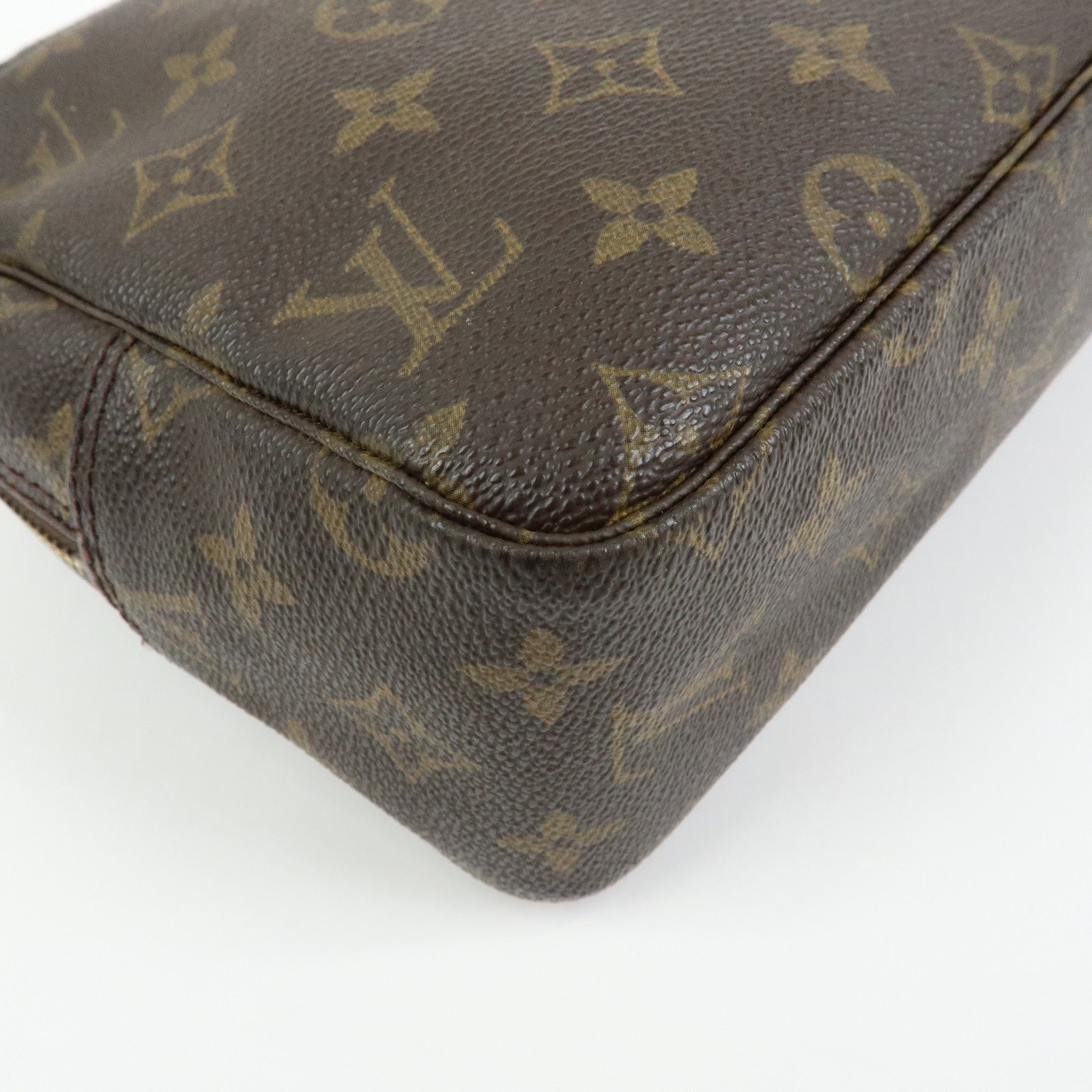 Louis Vuitton Monogram Trousse Toilette 28 Pouch Brown M47522