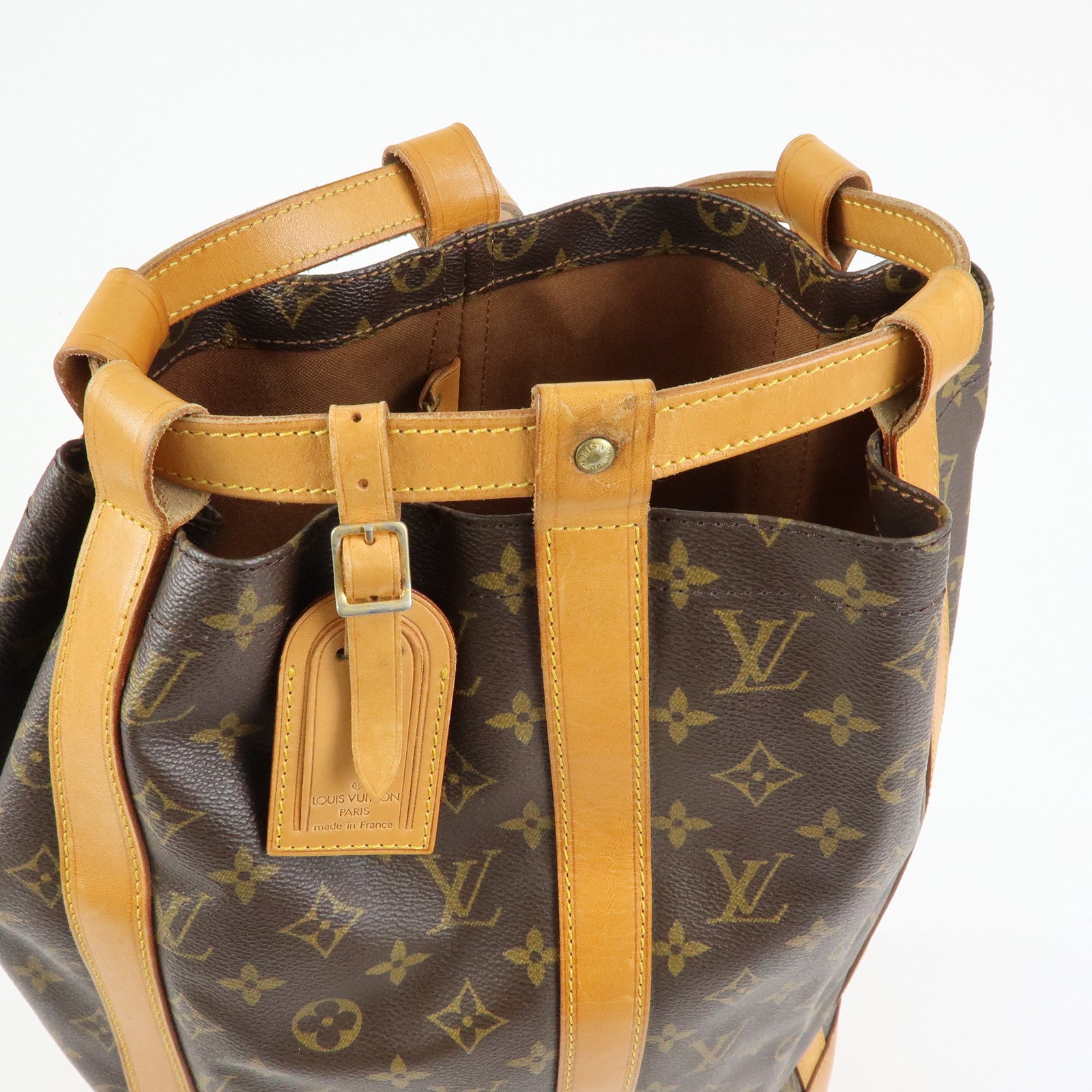 Louis Vuitton Monogram Randonnee GM Shoulder Bag Brown M42244