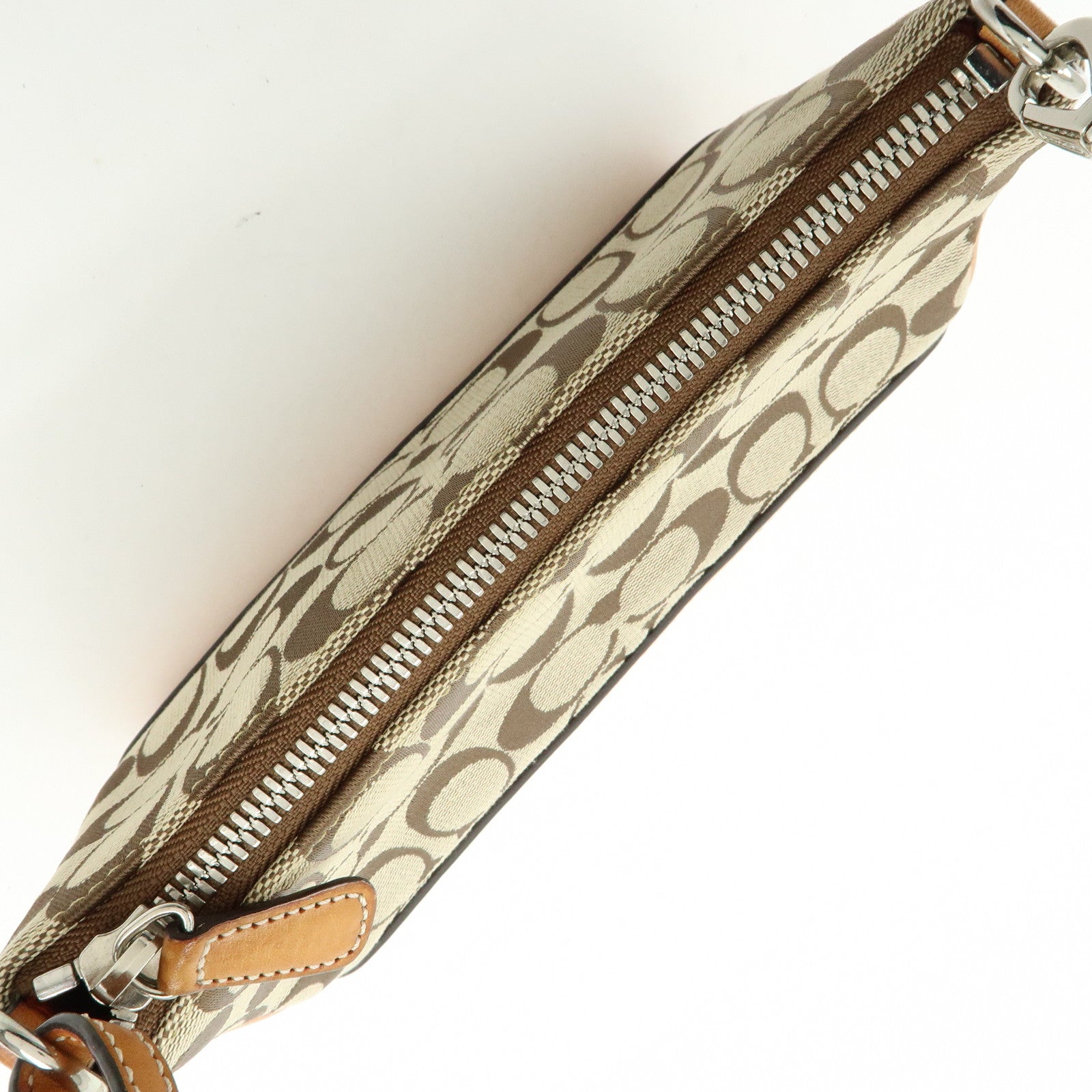 COACH Signature Set of 2 Canvas Leather Suede Shoulder Bag