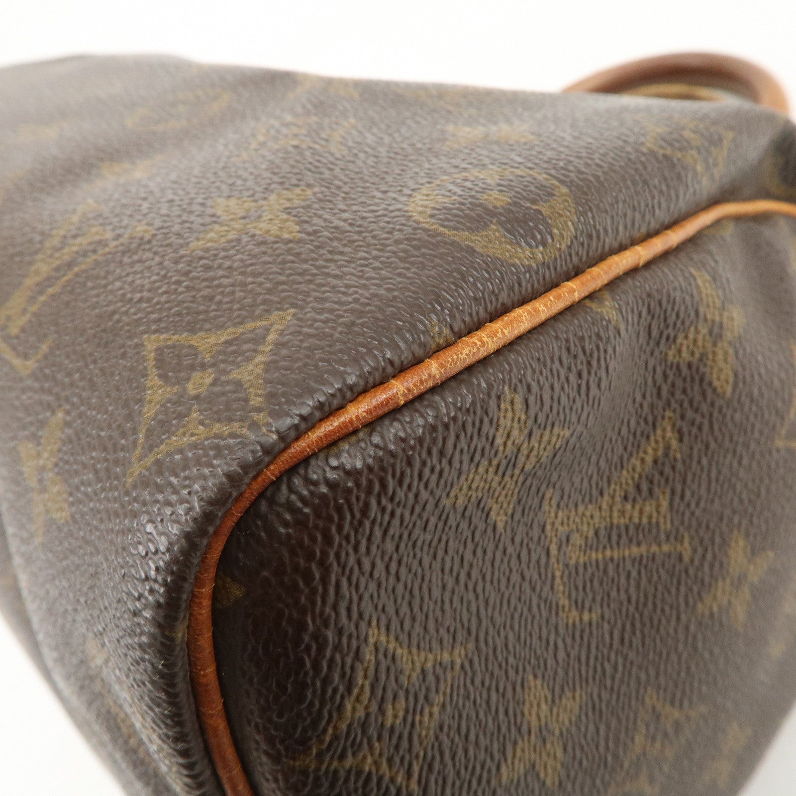 Louis Vuitton Monogram Speedy 25 Boston Bag Hand Bag Brown M41528