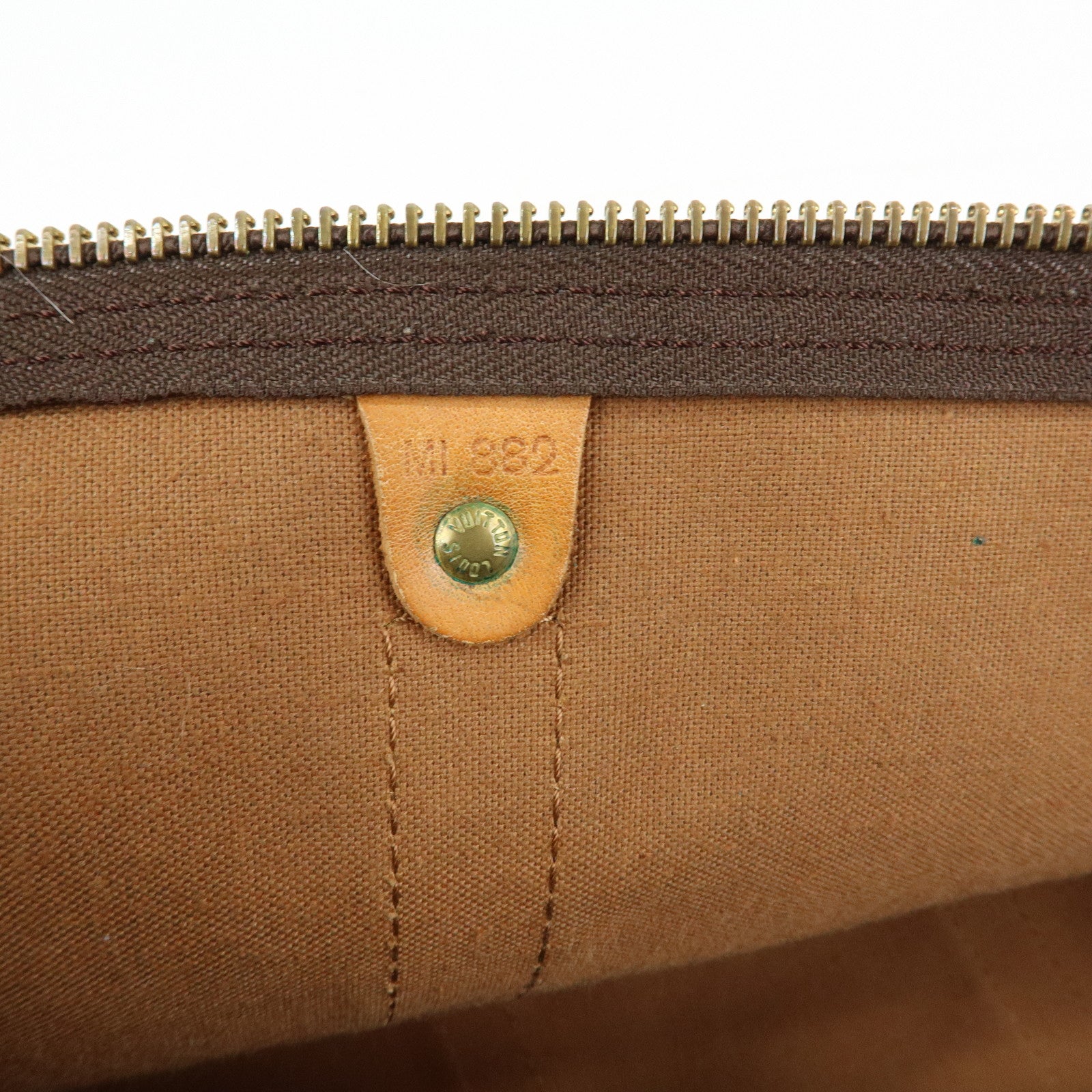 Louis Vuitton Monogram Keep All 55 Boston Bag Brown M41424