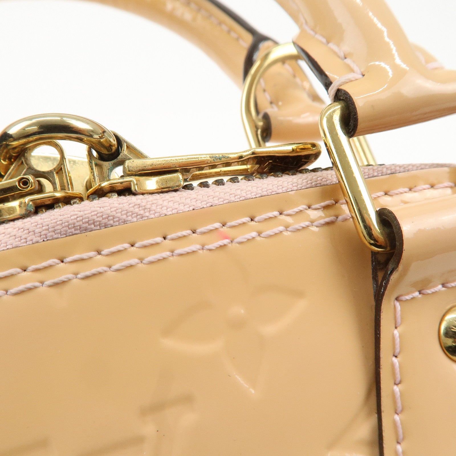 Louis Vuitton Monogram Vernis Alma BB Rose Angelique M90064 Used