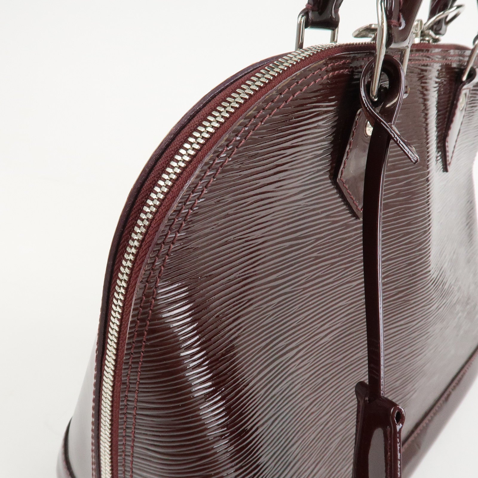 Louis Vuitton Epi Electric Alma PM Hand Bag Prune M40453 Used