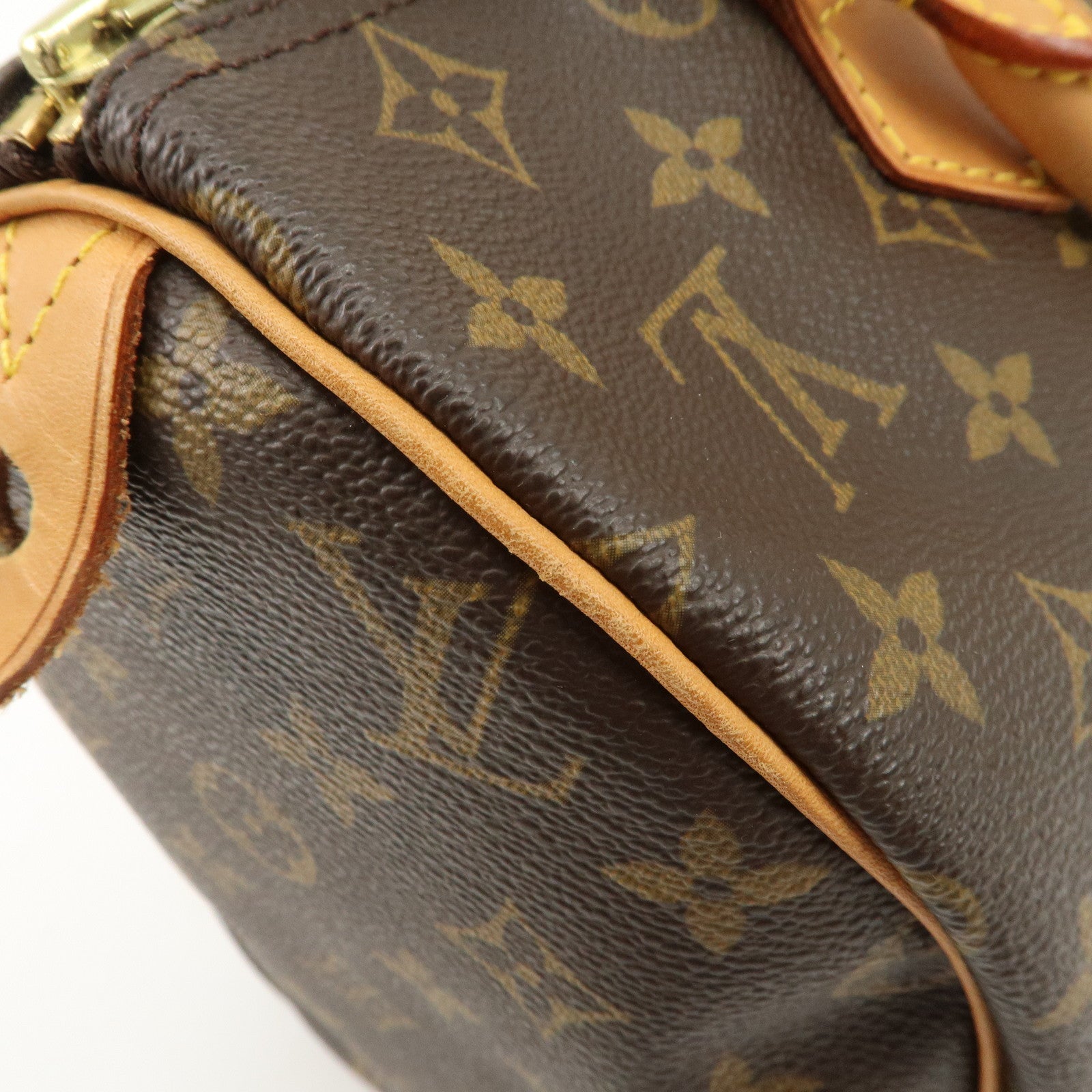 Louis Vuitton Monogram Speedy 30 Hand Bag Boston Bag M41108 Used