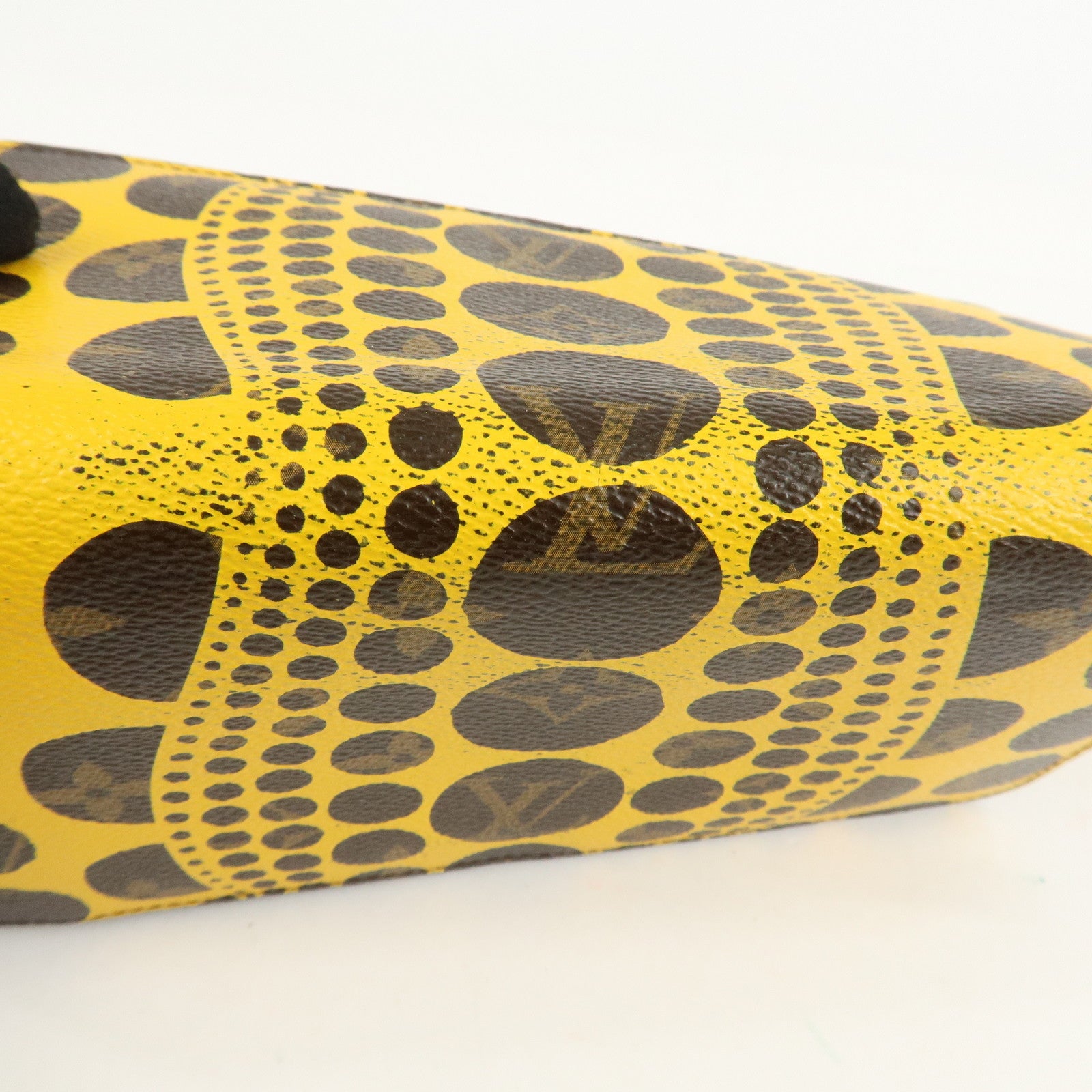 Louis Vuitton Monogram Zippy Wallet Pumpkin Dots Jaune M60449 Used