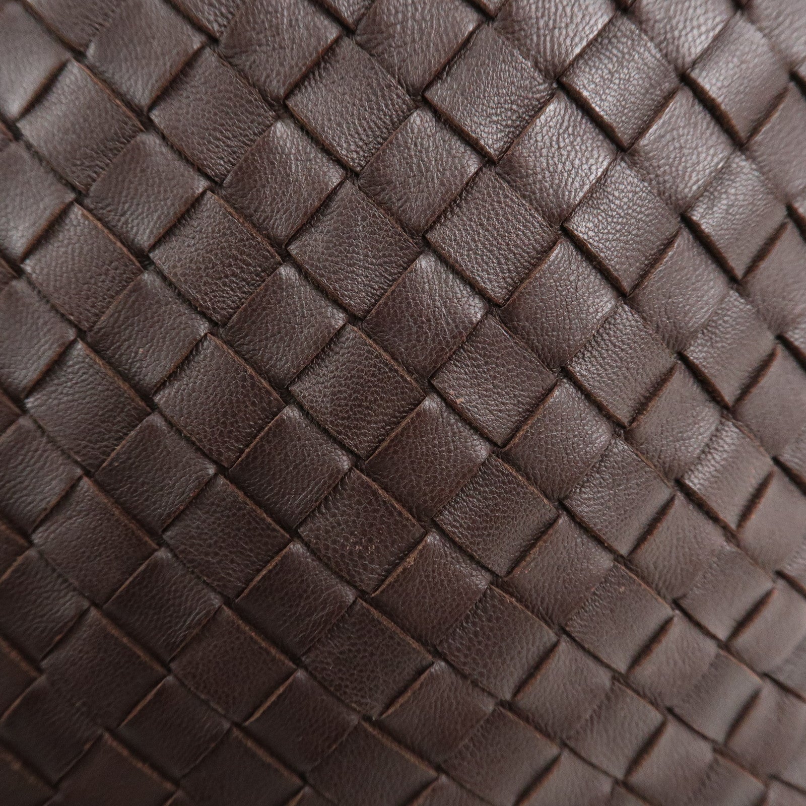 BOTTEGA VENETA Hobo Intrecciato Leather Shoulder Bag Brown 115653 Used