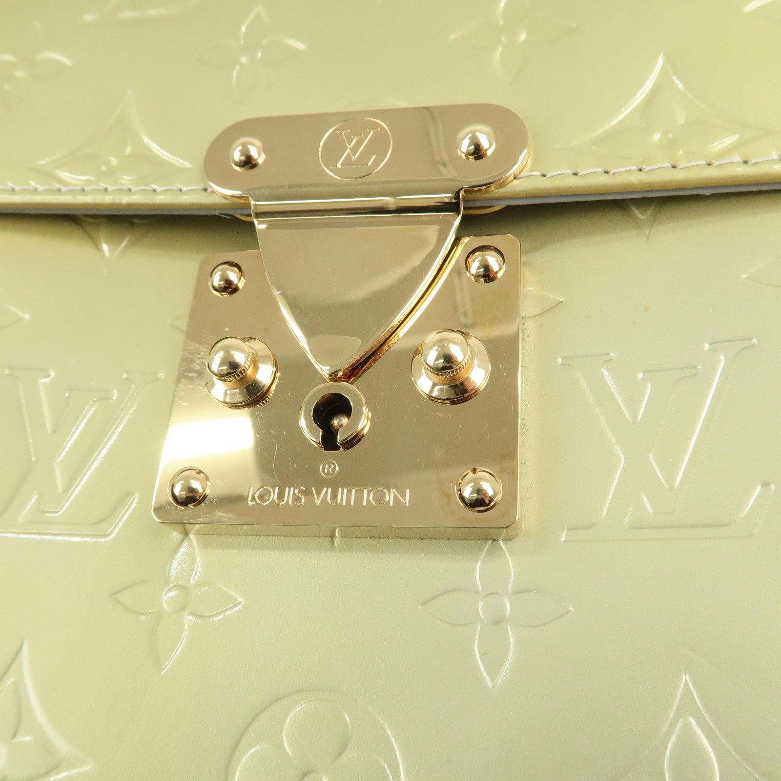 Louis Vuitton Monogram Vernis Spring Street Hand Bag M91029 Used