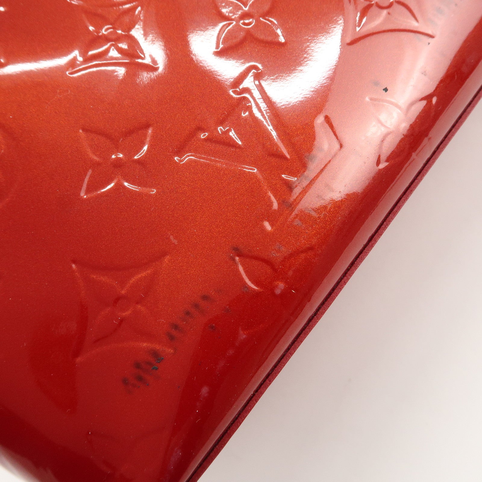 Louis Vuitton Monogram Vernis Wilshire PM Pomme d'Amour M93642 Used