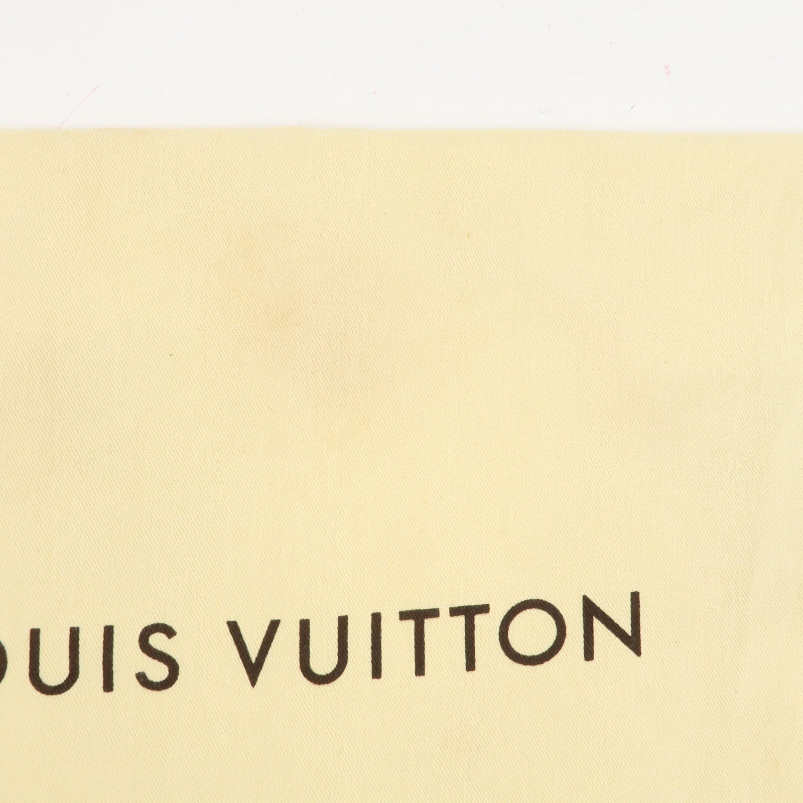 Louis Vuitton Set Of 10 Dust Bag Flap Style Beige Used