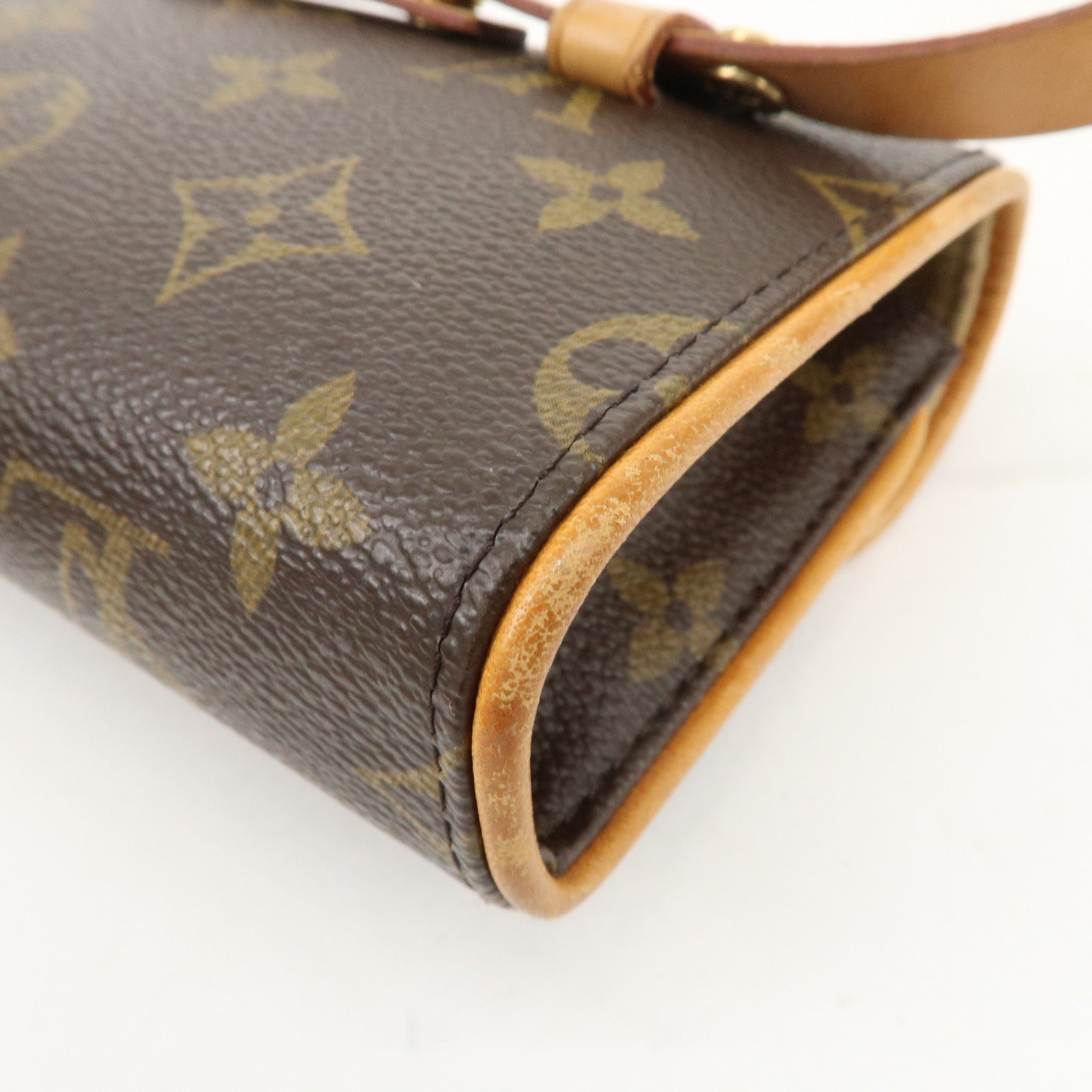 Louis Vuitton Monogram Pochette Florentine Waist Bag BeltXS M51855 Used