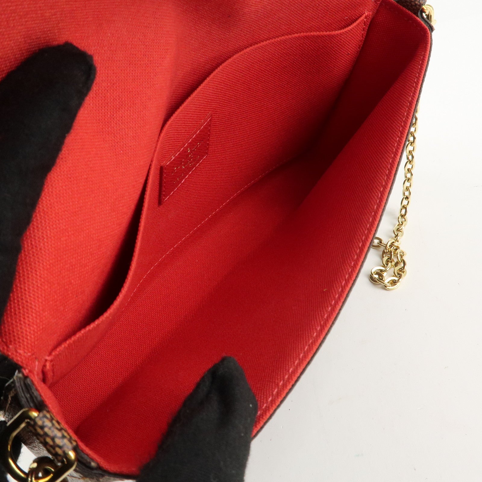 Louis Vuitton Damier Pochette Félicie Shoulder Bag M63032 Used