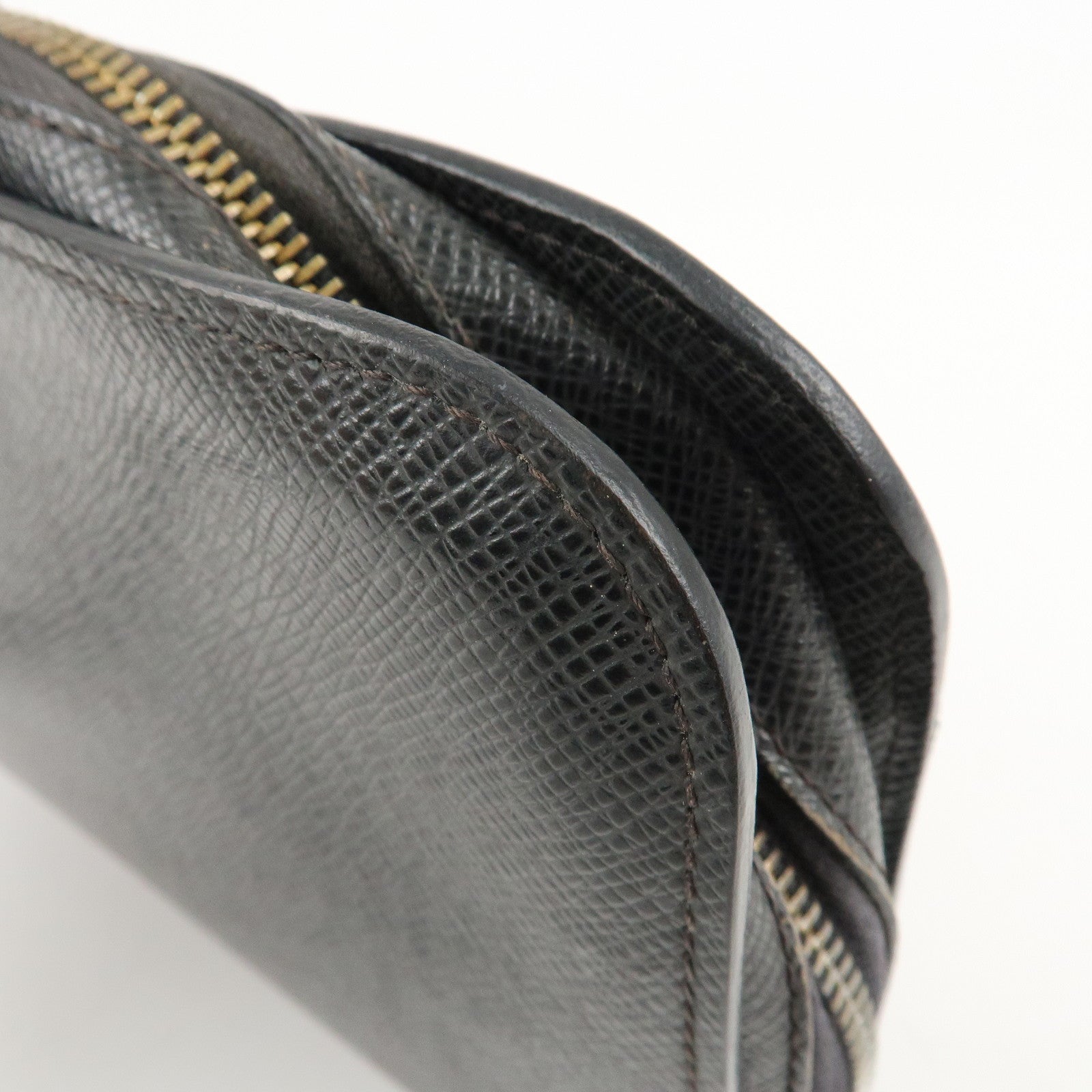 Louis Vuitton Taiga Baikal Clutch Bag Pouch Ardoise M30182 Used