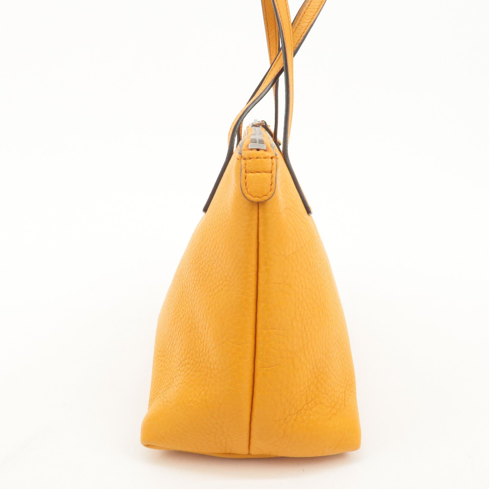 GUCCI Children SOHO Leather Tote Bag Hand Bag Orange 340618 Used