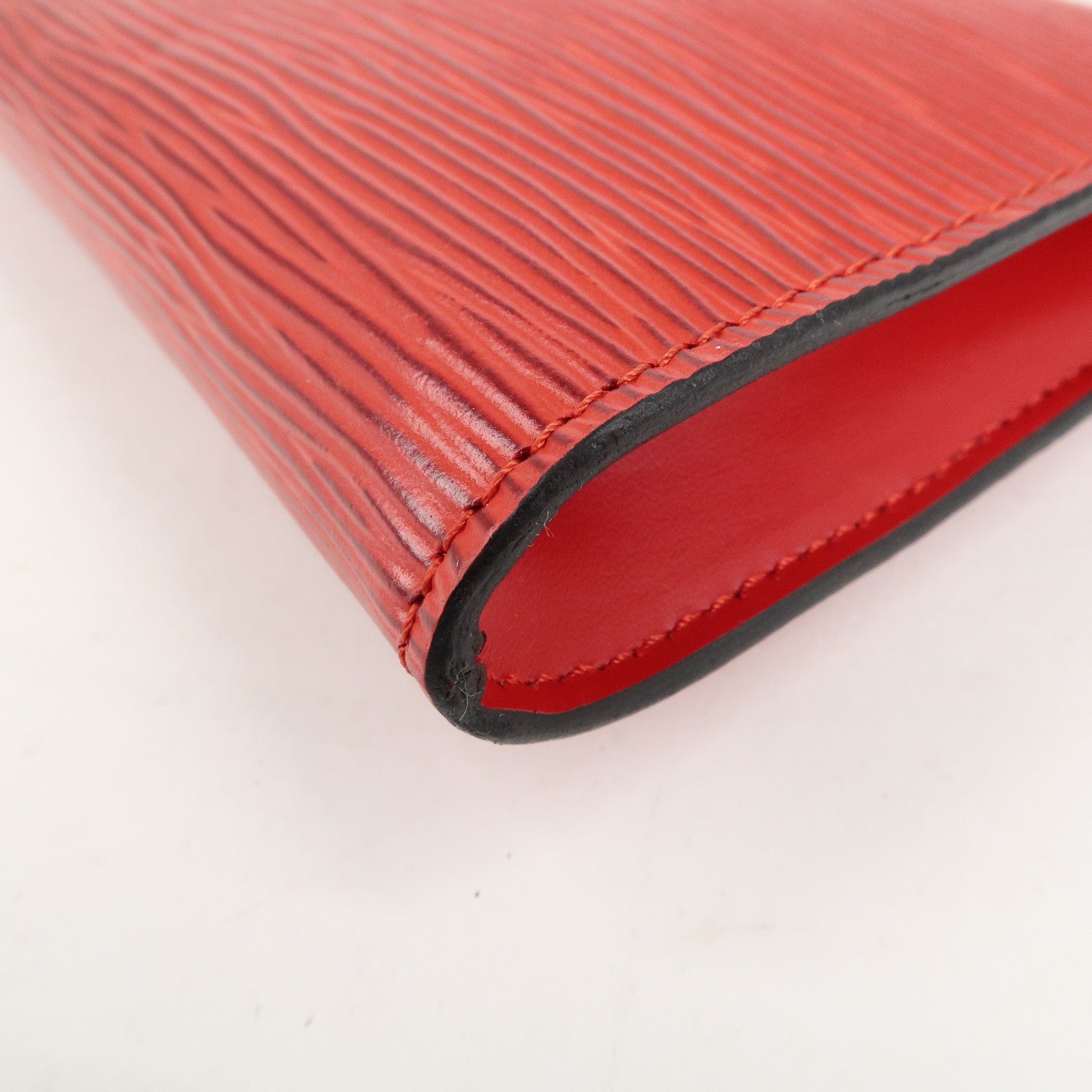 Louis Vuitton Epi Pochette Accessoires Pouch Castilian Red M52947 Used