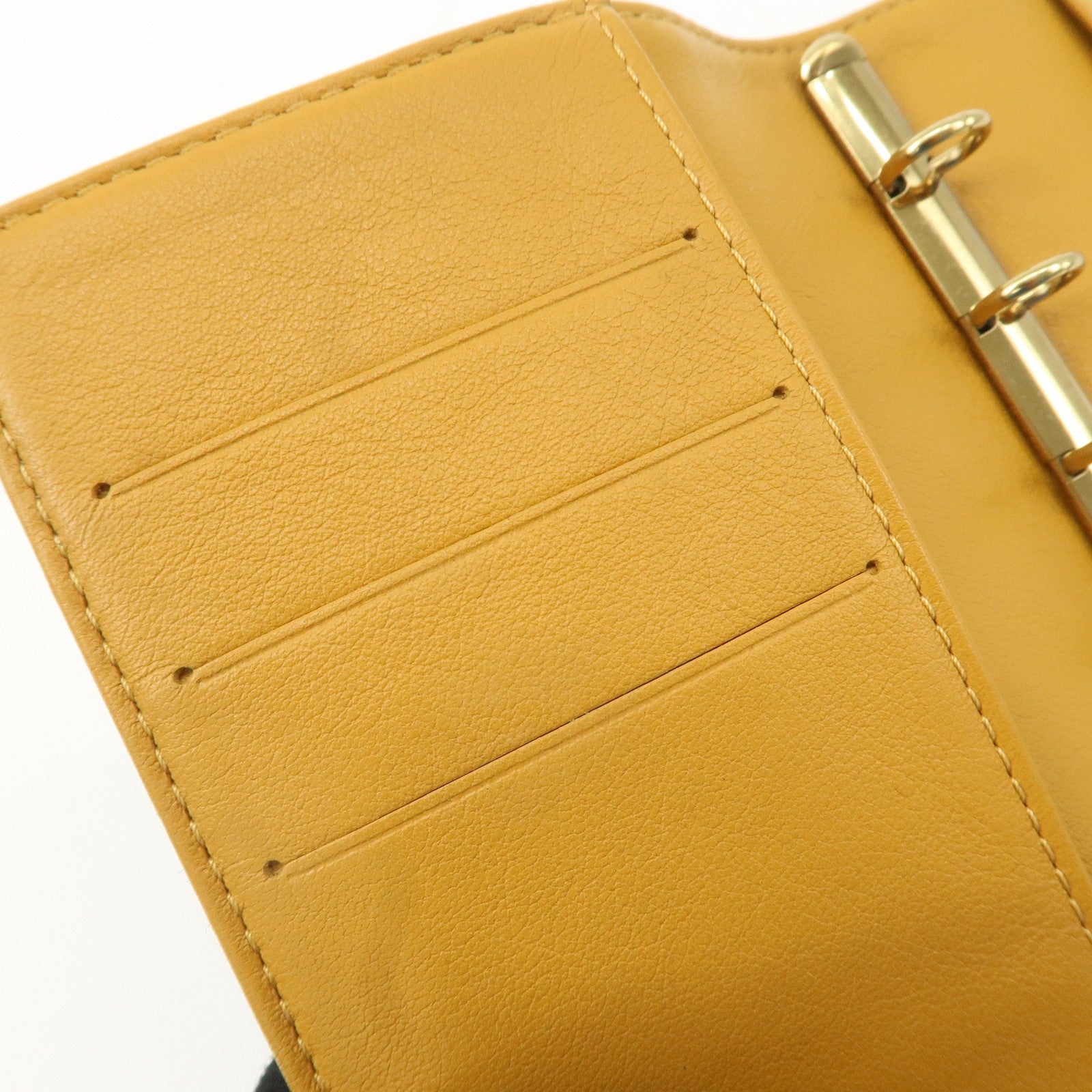 Authc Louis Vuitton Monogram Denim Agenda PM Planner Cover Noir R21038 Used