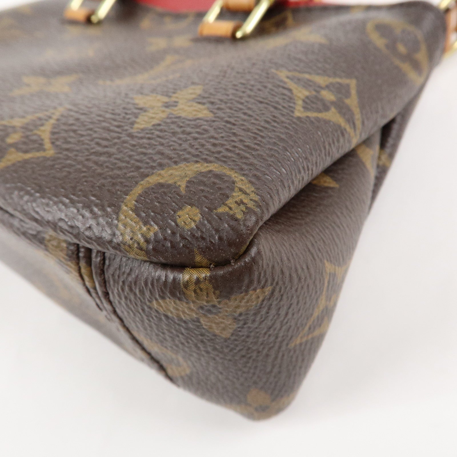 Louis Vuitton Nano Pallas Shoulder Bag Cerise M61254 Used