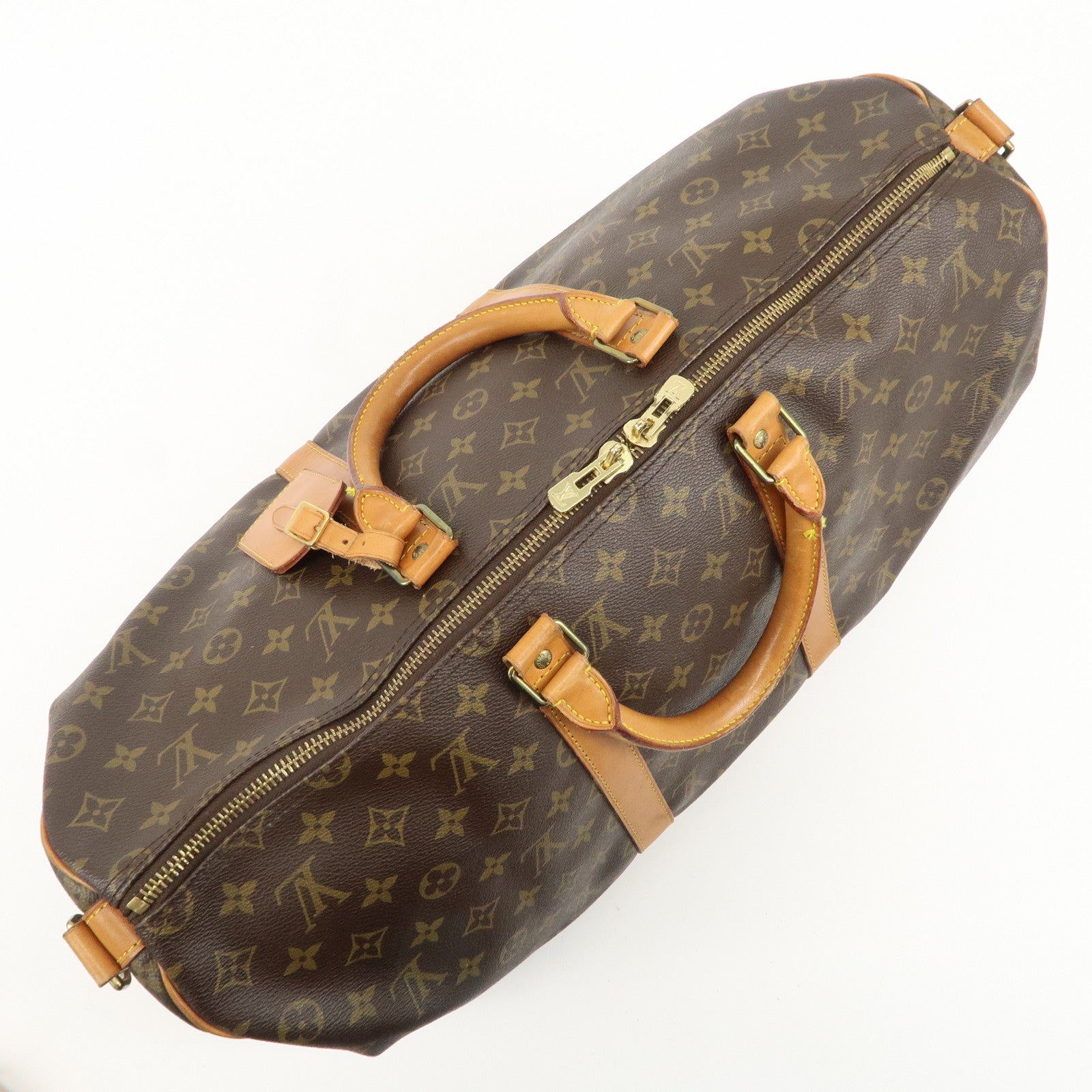 Louis Vuitton Monogram Keep All Bandouliere 50 Boston Bag M41416 Used
