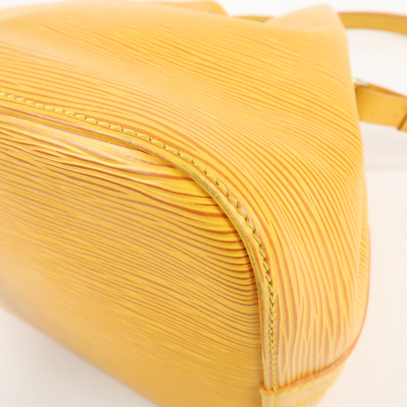 Louis Vuitton Epi Petit Noe Shoulder Bag Tassili Yellow M44109 Used