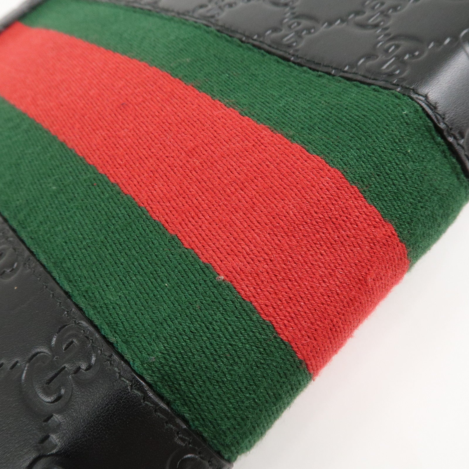 GUCCI Guccissima Sherry Guccissima Leather Clutch Bag 475316 Used