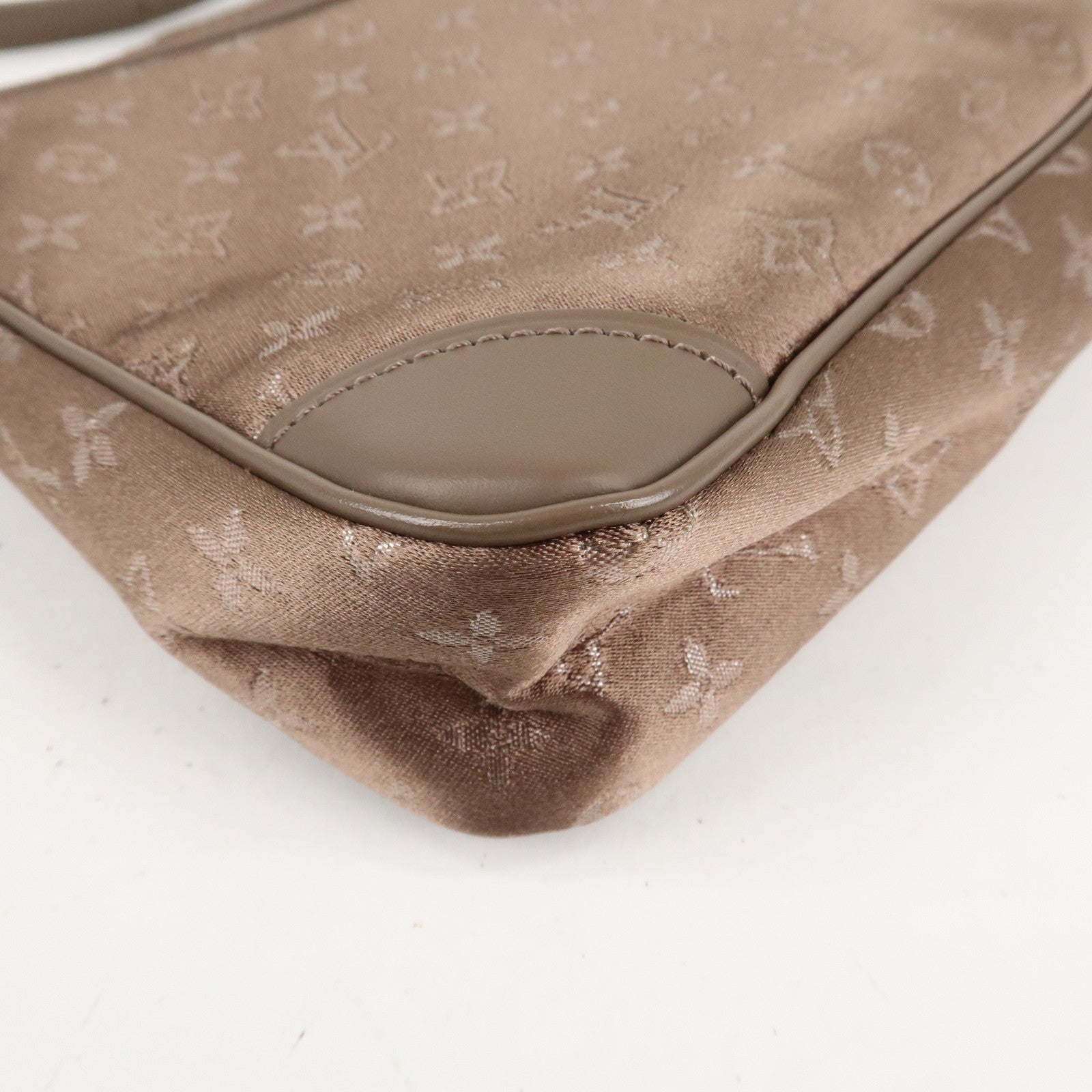 Louis Vuitton Monogram Satin Little Boulogne Hand Bag M92143 Used