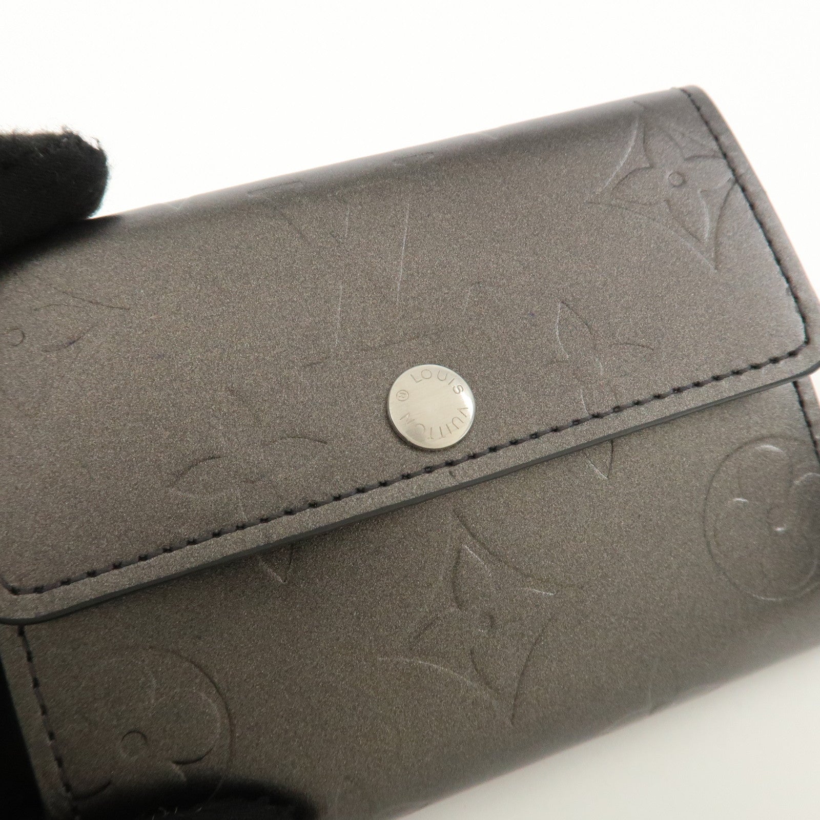 Louis Vuitton Monogram Matte Ludlow Coin Case Noir M65122 Used