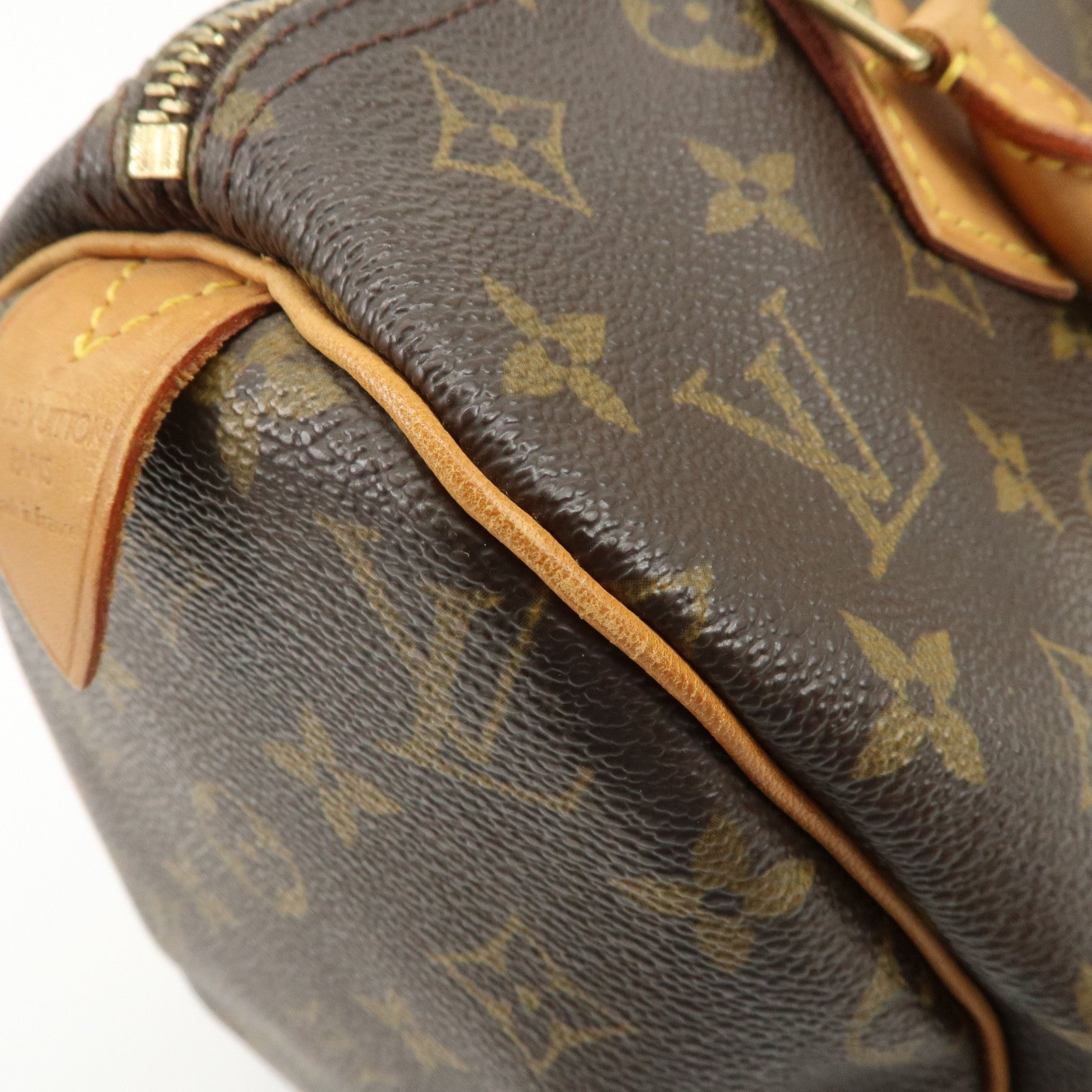 Louis Vuitton Monogram Speedy 30 Hand Bag Boston Bag M41108 Used