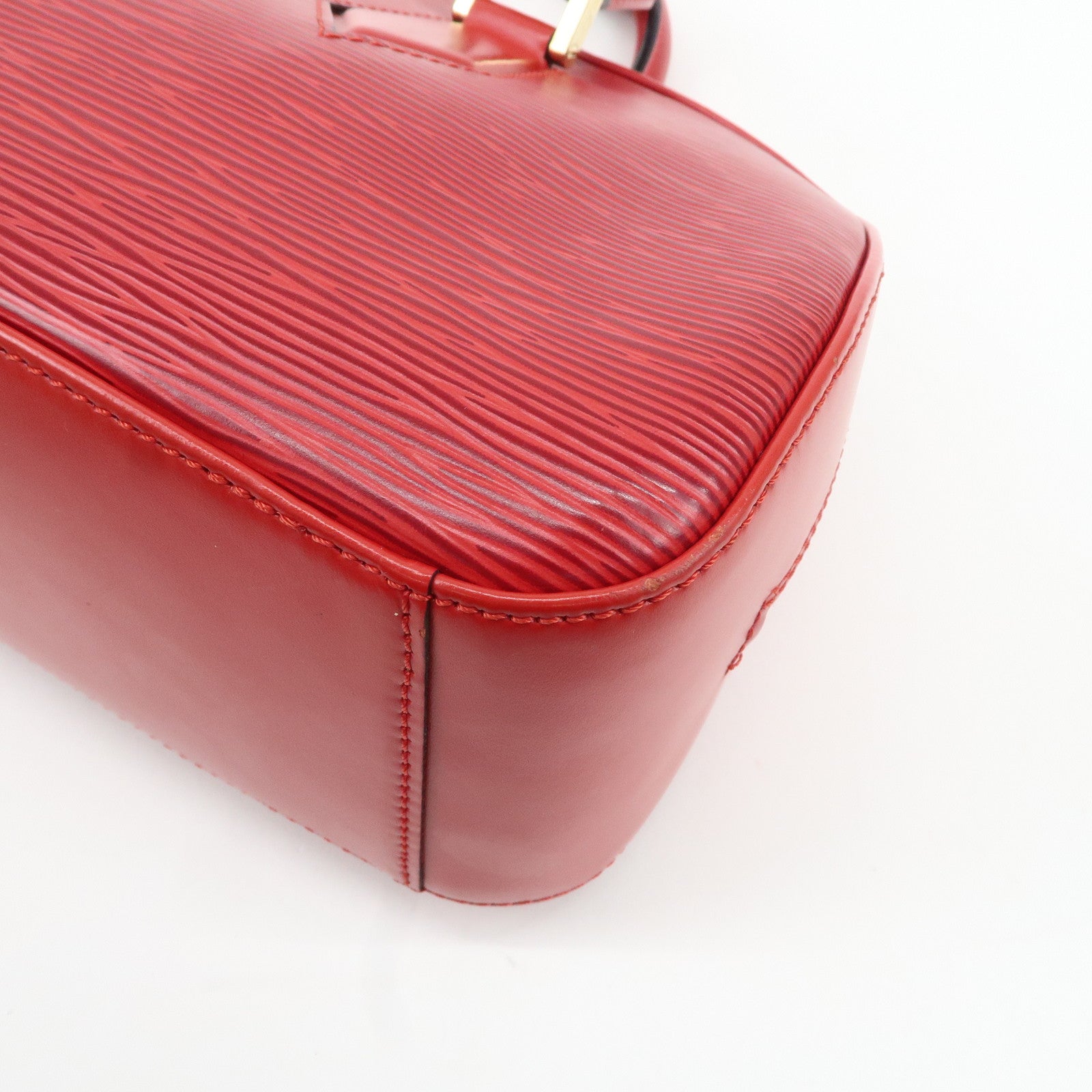 Louis Vuitton Epi Jasmine Hand Bag Castilian Red M52087 Used