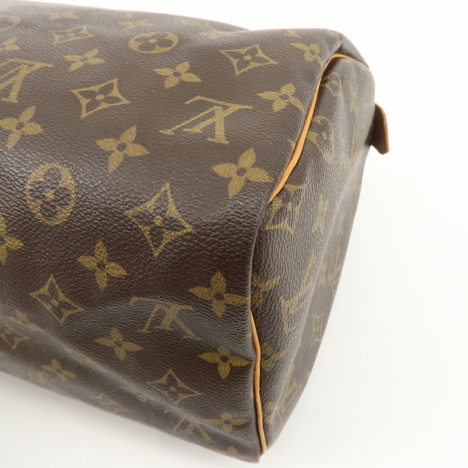 Louis Vuitton Monogram Speedy 30 Hand Bag Boston Bag M41526 Used