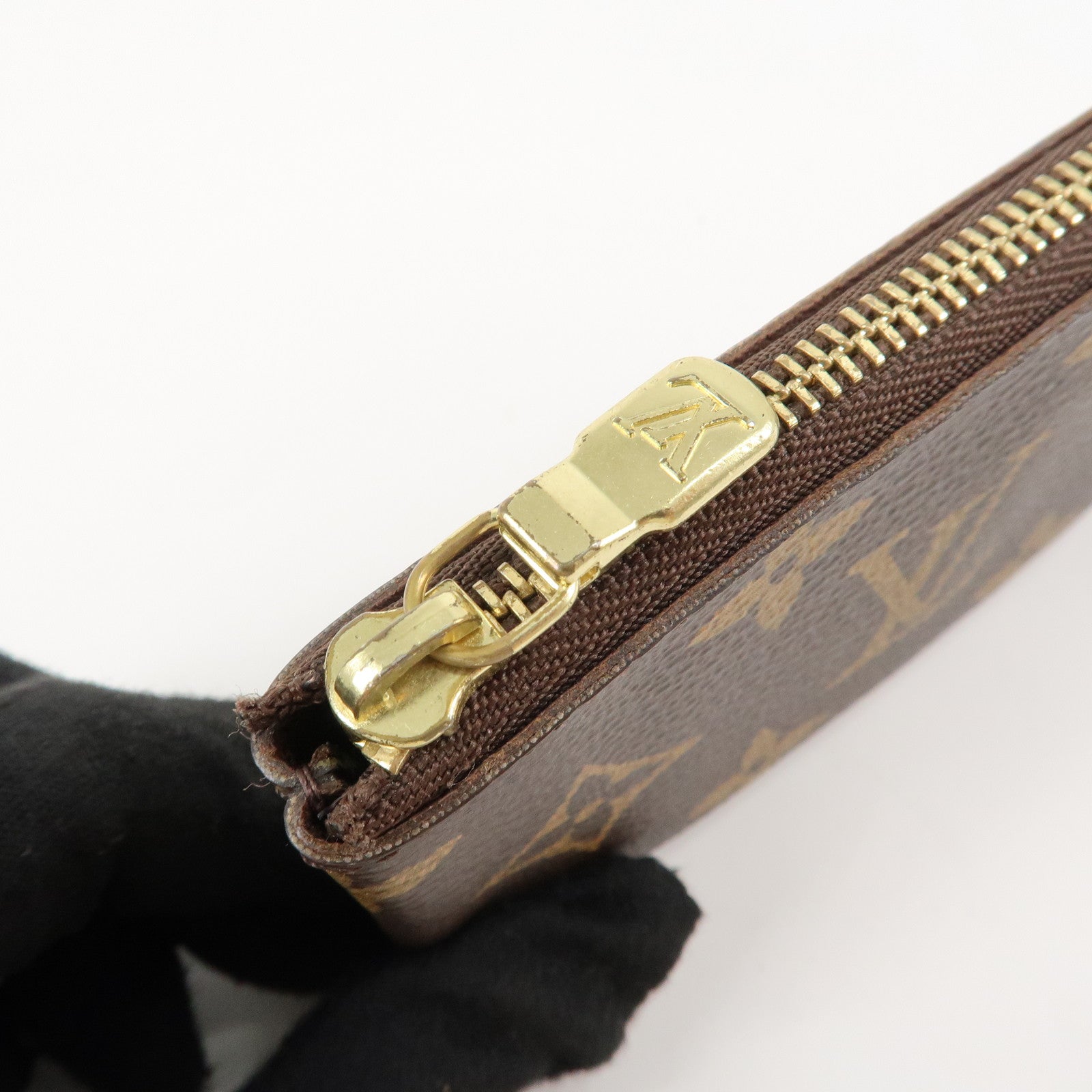Louis Vuitton Monogram Pochette Cles Coin Case Key Case M62650 Used