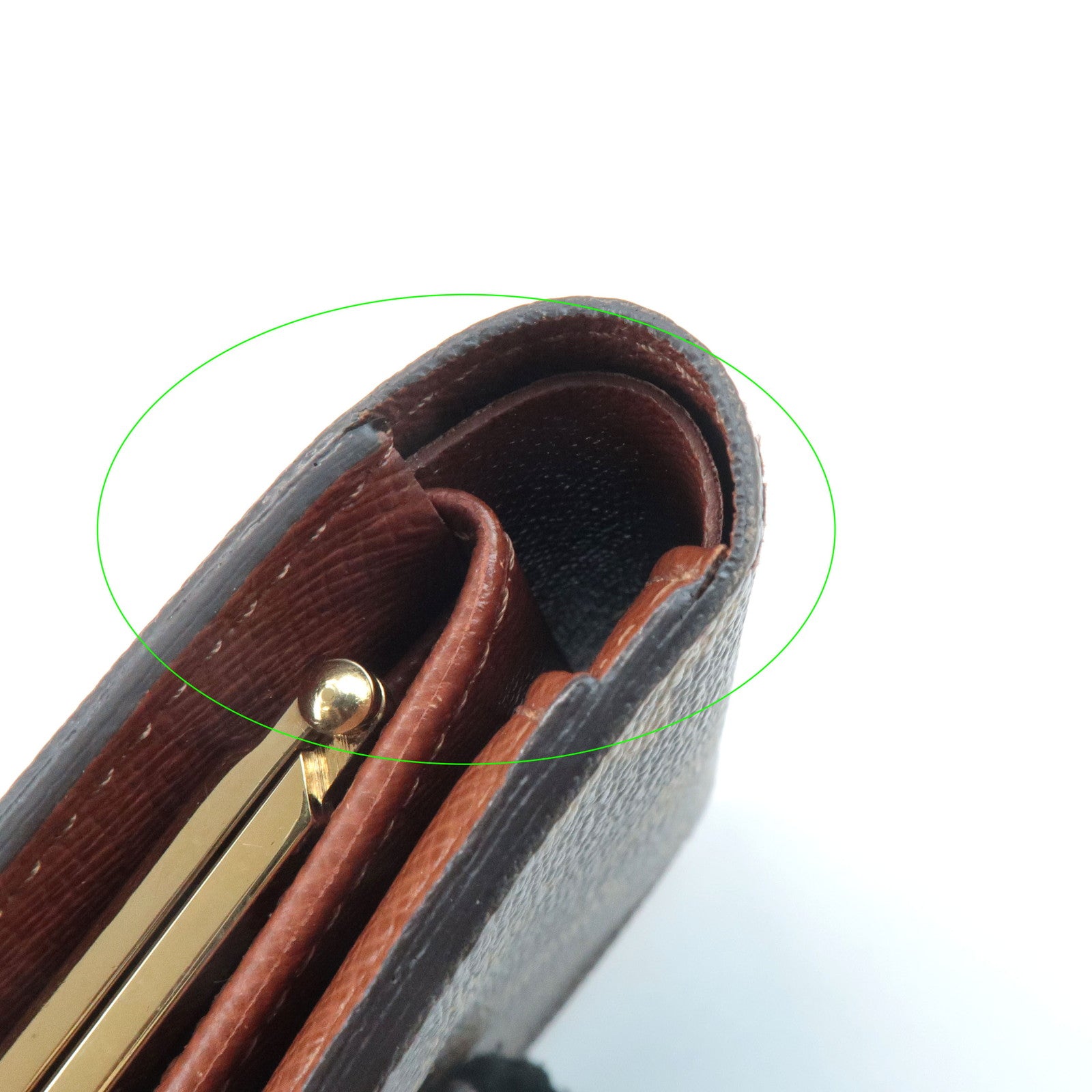 Louis Vuitton Monogram Porte Monnaie Billets Viennois M61663 Used