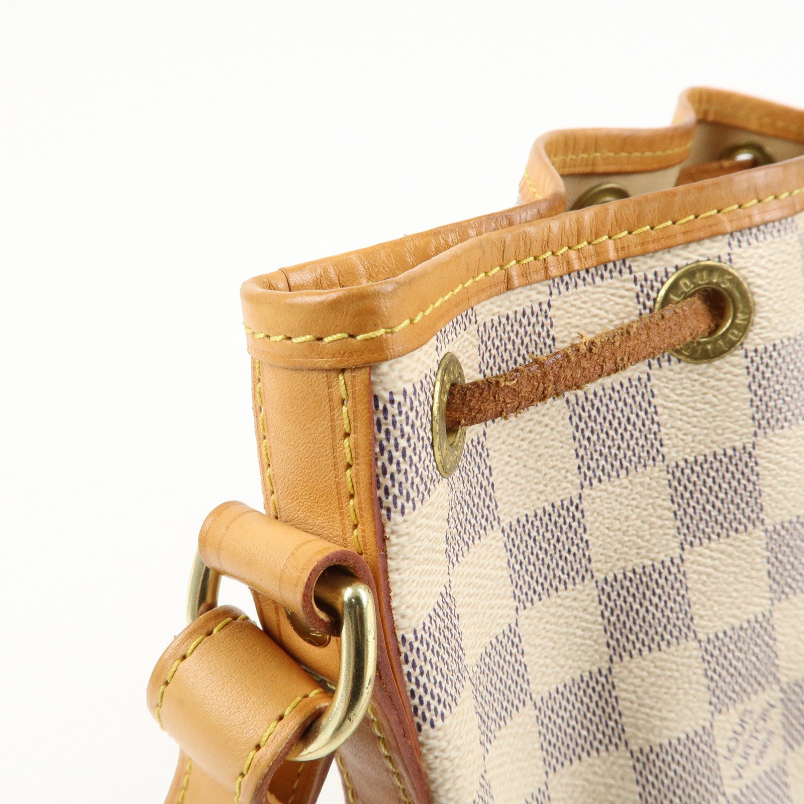 Louis Vuitton Damier Azur Noe BB Shoulder Bag N41220 Used