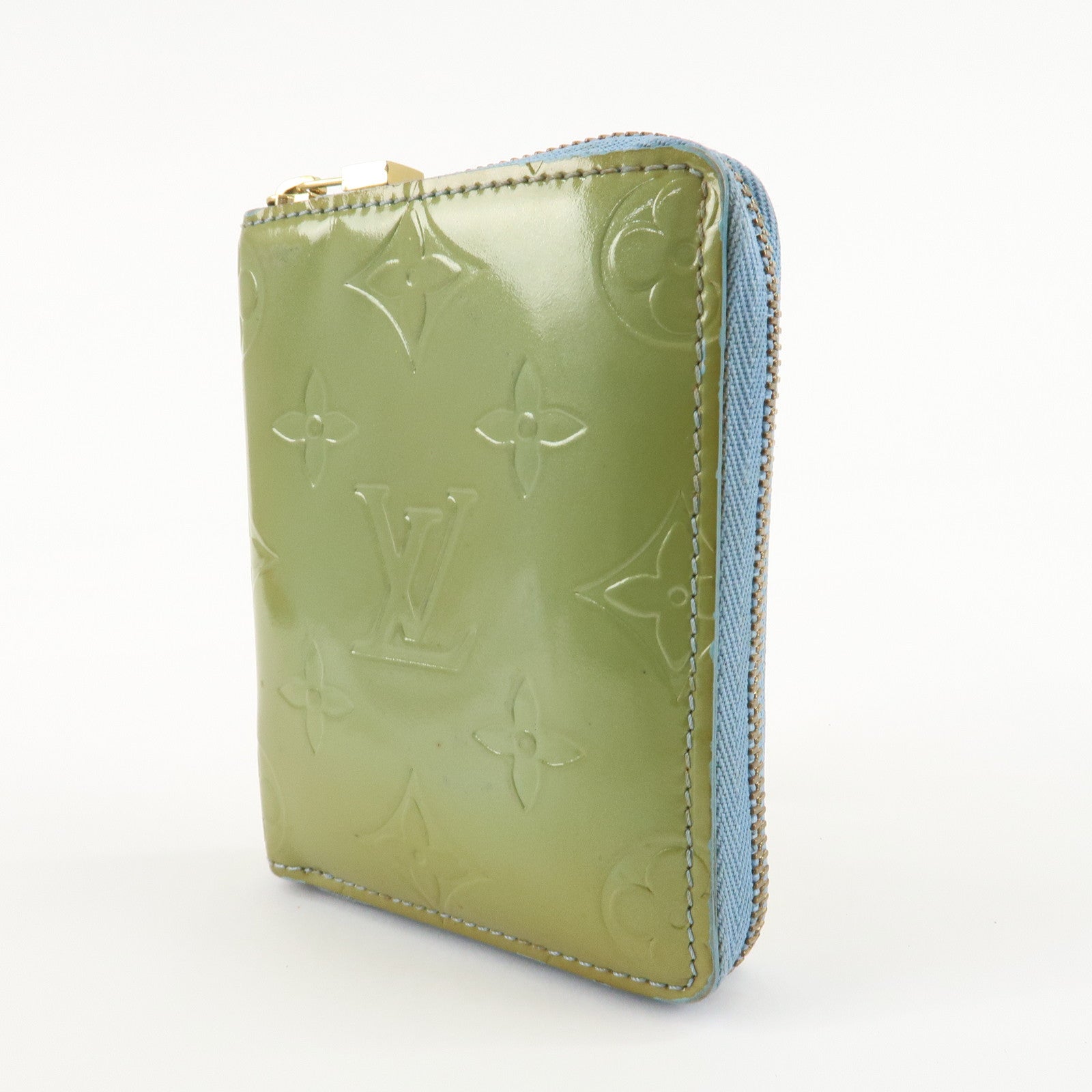 Louis Vuitton Monogram Vernis Set of 2 Wallet M91173 M91016 Used