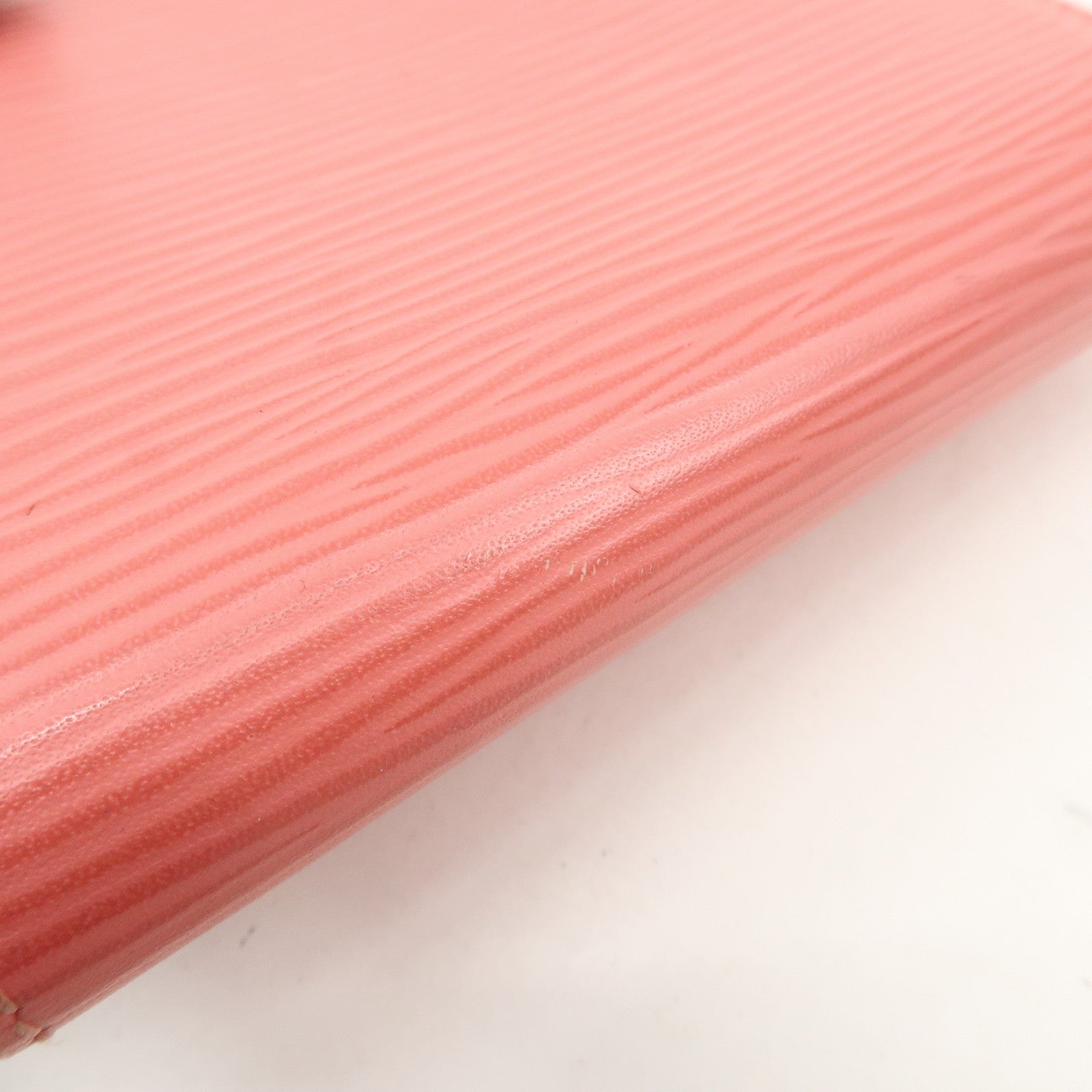 Louis Vuitton Epi Leather Zippy Coin Purse Corail M60593 Used