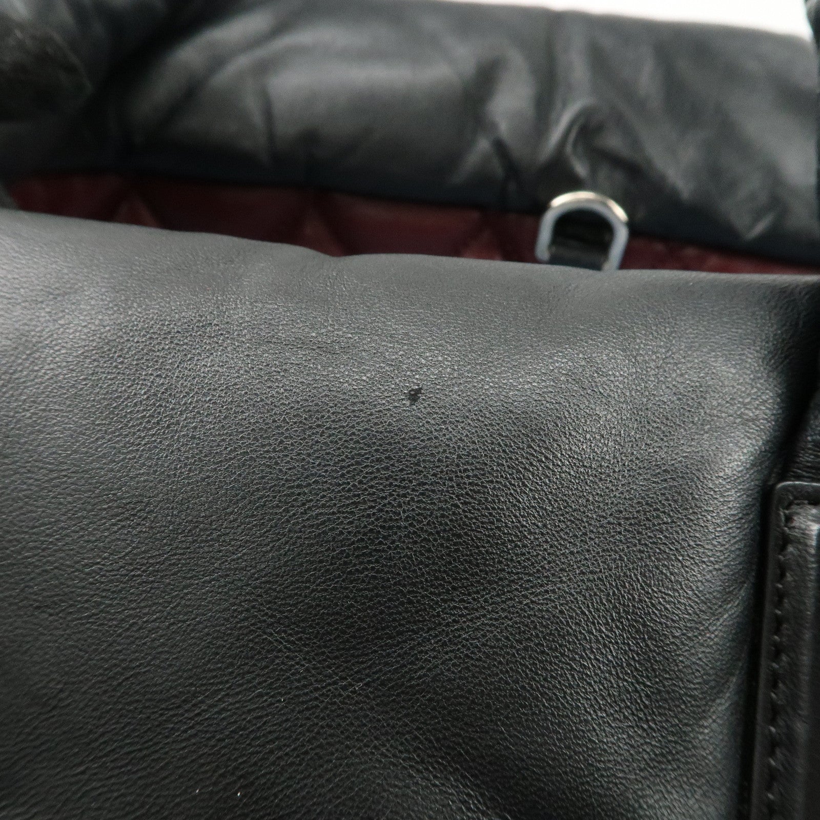 CHANEL COCO Cocoon Lamb Skin Tote Bag Shoulder Bag MM Black A47107 Used