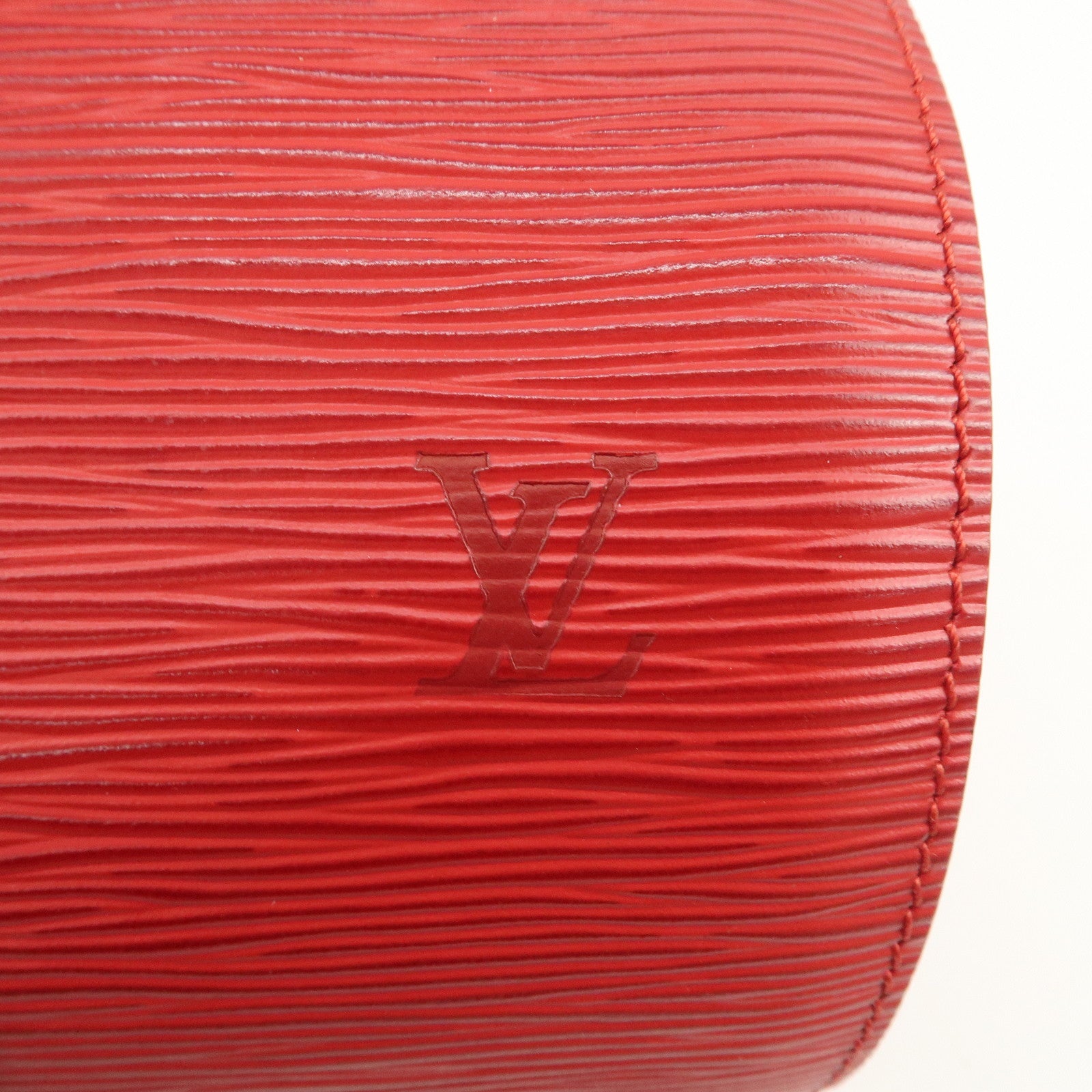 Louis Vuitton Epi Soufflo Hand Bag Castillian Red M52227 Used