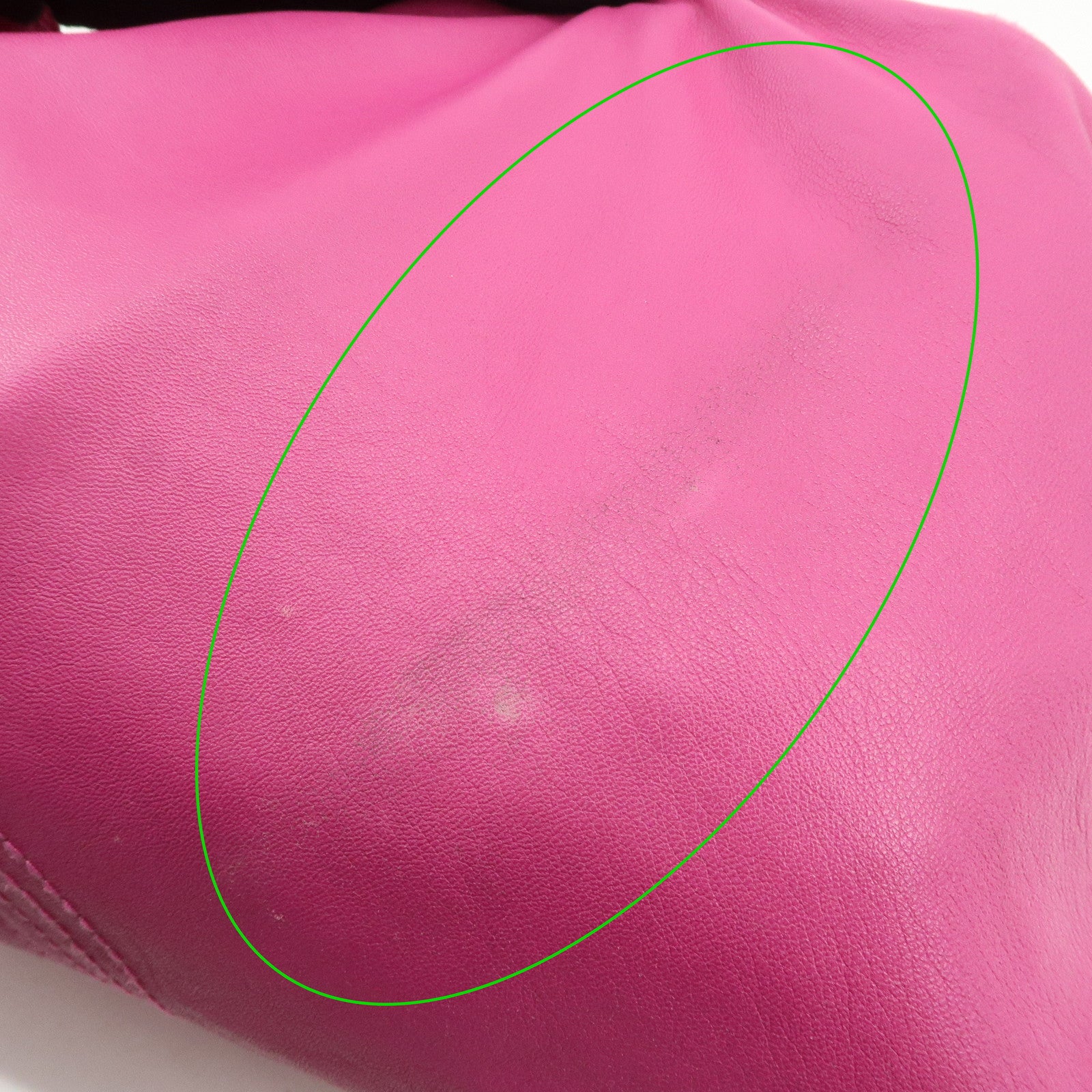 LOEWE Anagram Leather Nappa Aire Hand Bag Pink Used