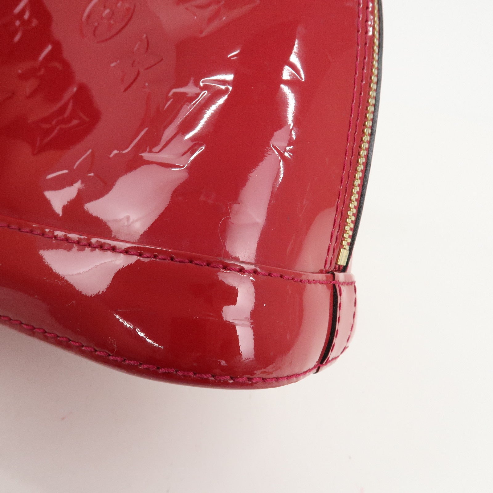 Louis Vuitton Monogram Vernis Alma BB 2Way Bag Rose Indien M91771 Used