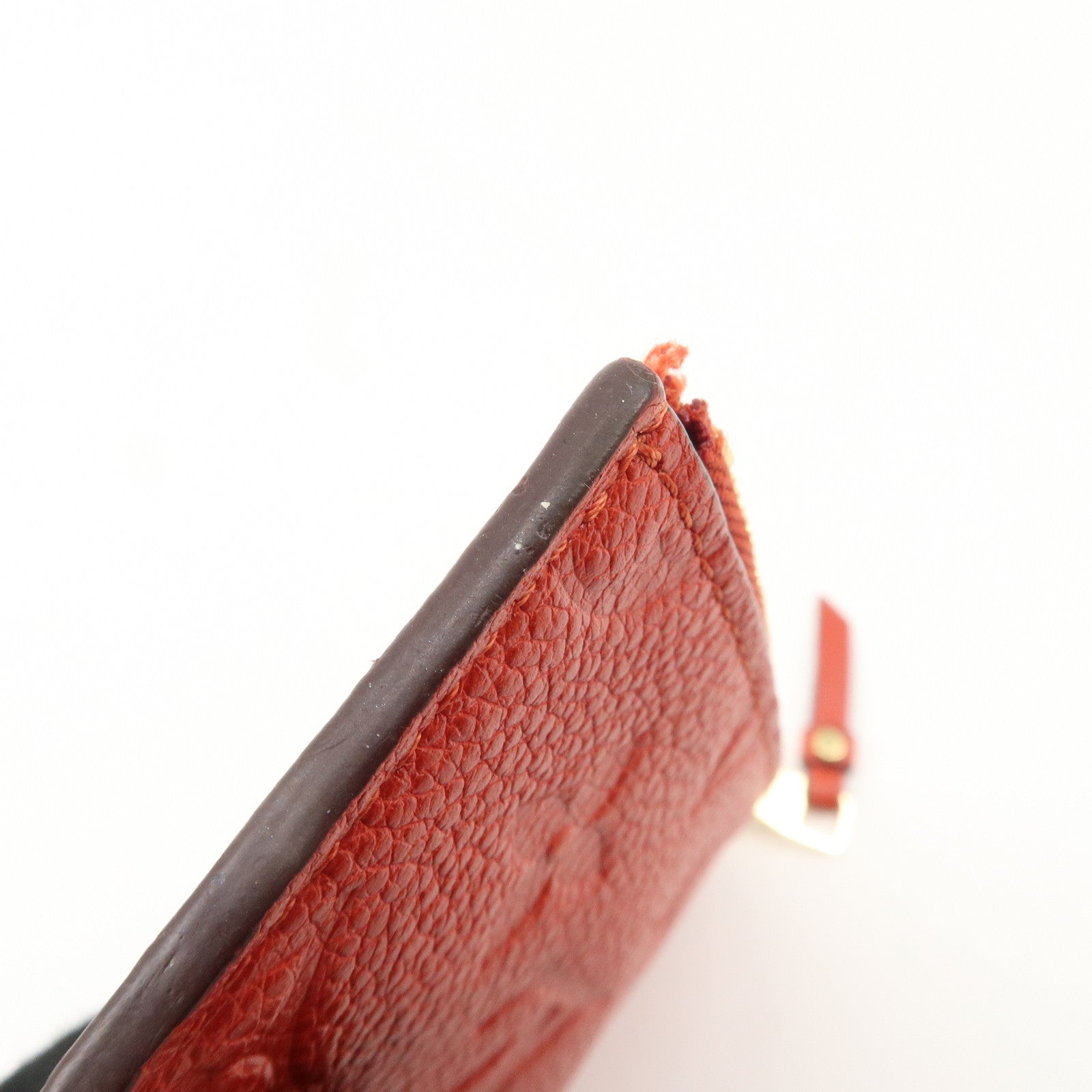 Louis Vuitton Monogram Empreinte Portefeuille Cerise Cion Case Used