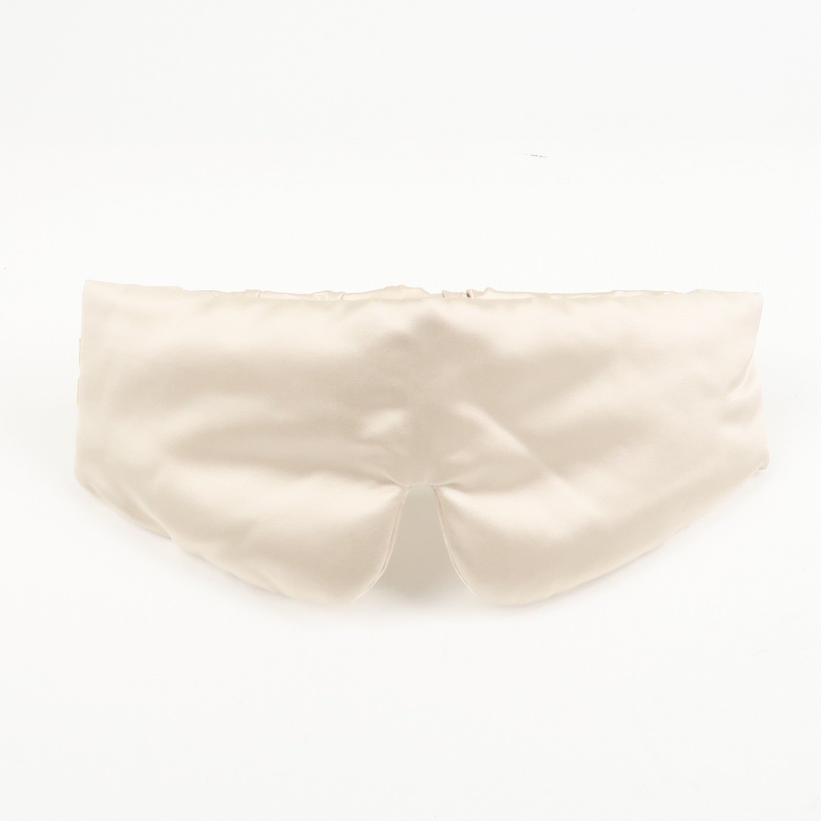 MIU MIU Matelasse Leather Pouch Silk Eye Mask Gold Used
