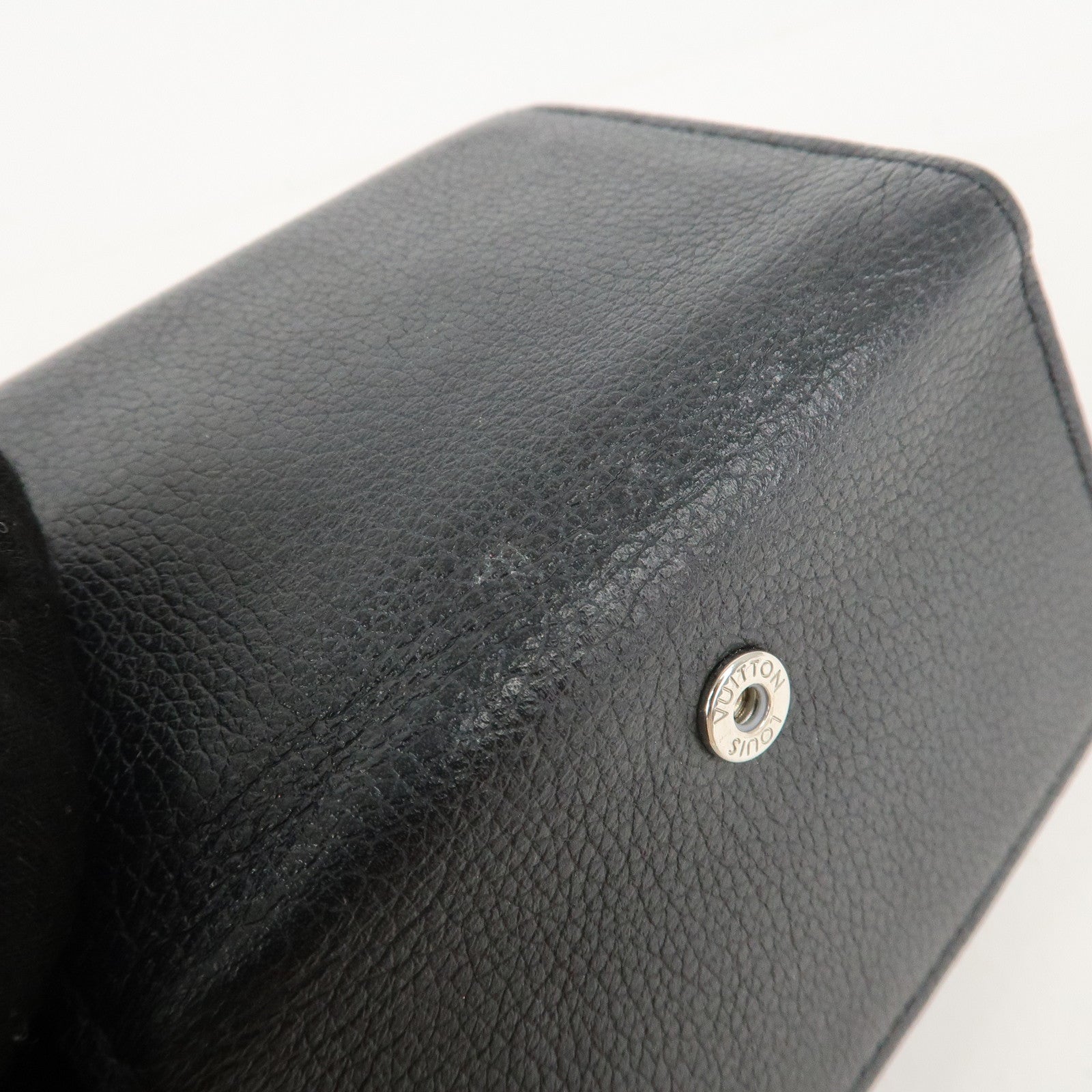Louis Vuitton Lock Me Portefeuille Lock Mini Wallet Noir M63921 Used