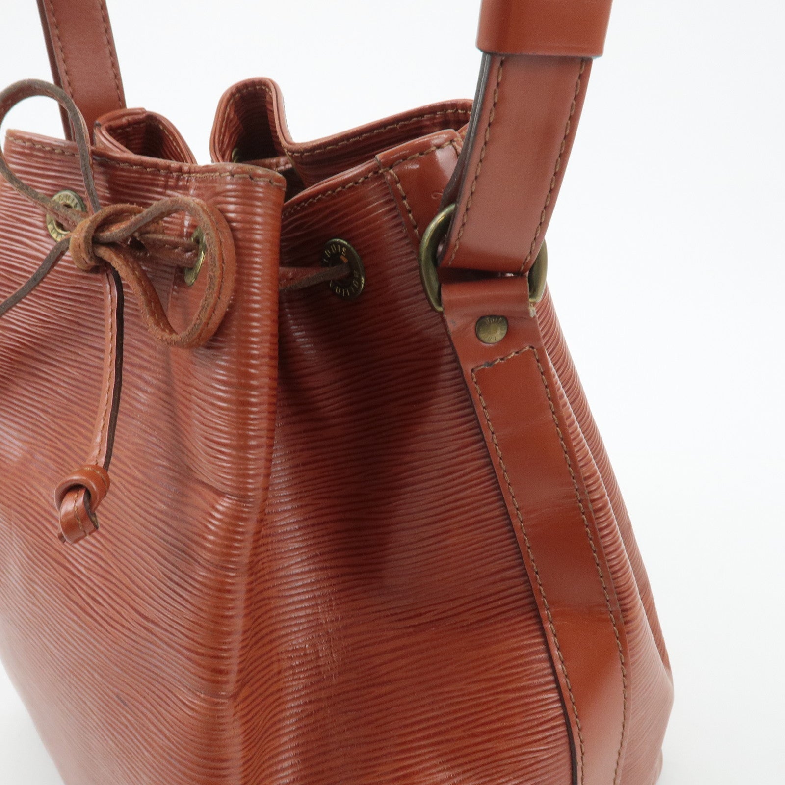 Louis Vuitton Epi Petit Noe Shoulder Bag Kenya Brown M44103 Used