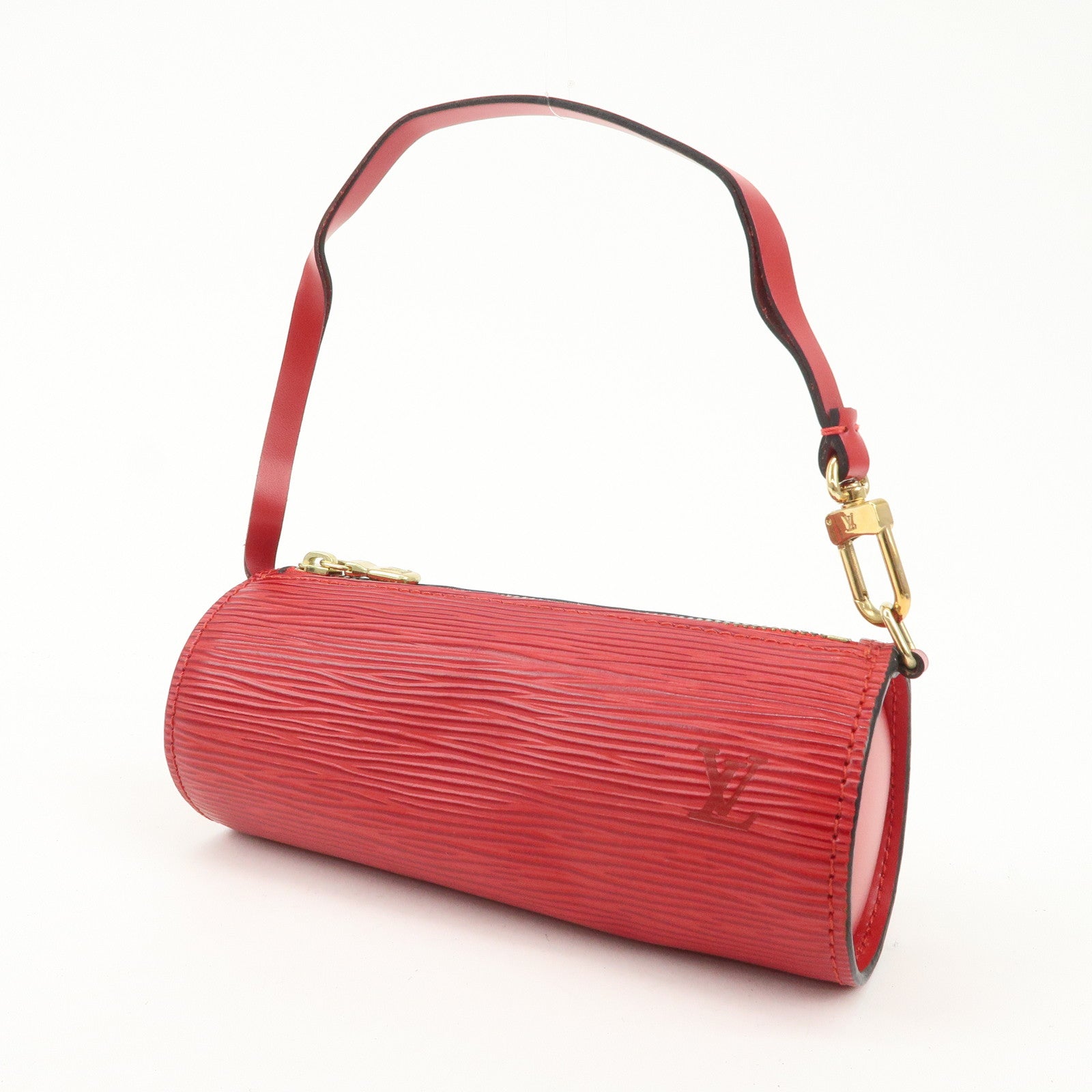 Louis Vuitton Epi Set of2 Soufflot Pouch Castilian Red Toledo Blue Used