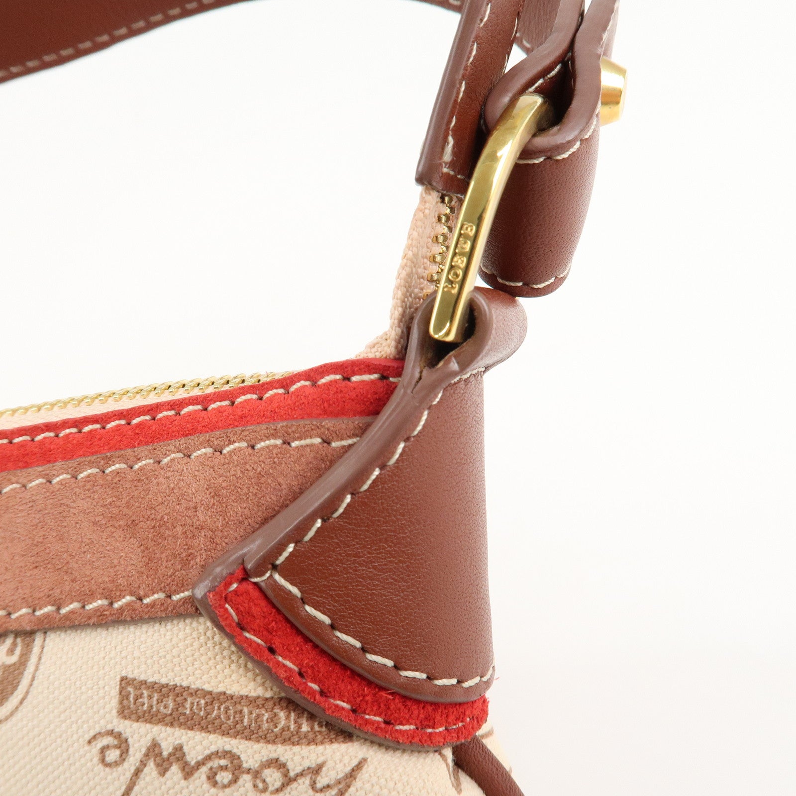 LOEWE Canvas Leather Suede Shoulder Bag 160th Anniversary Used