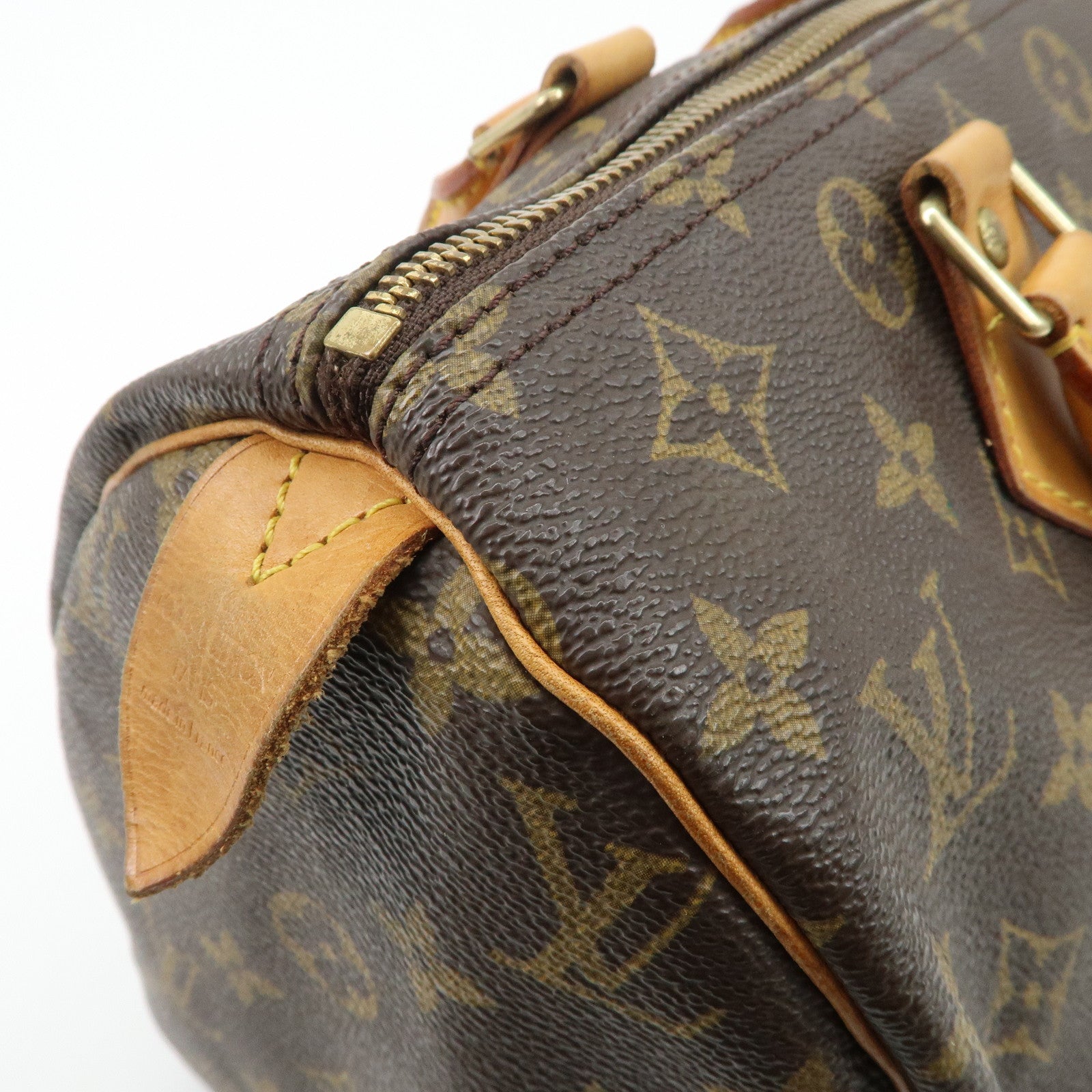 Louis Vuitton Monogram Speedy 30 Hand Bag Boston Bag M41526 Used