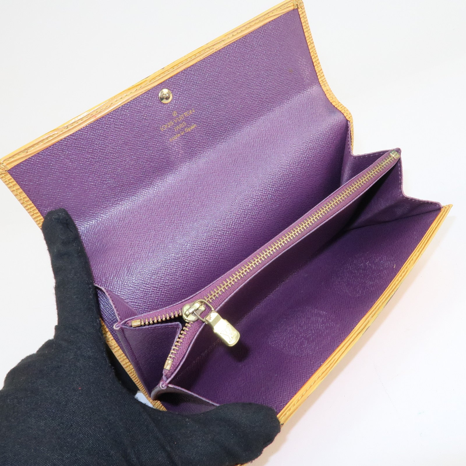 Louis Vuitton Epi Set of 3 Long Wallet M63389 M63579 M63385 Used