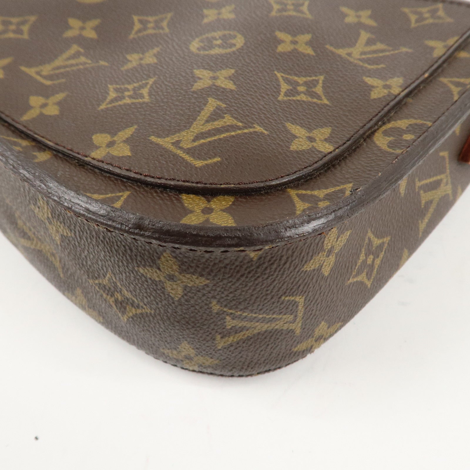 Louis Vuitton Monogram Saint Cloud GM Shoulder Bag Brown M51242 Used