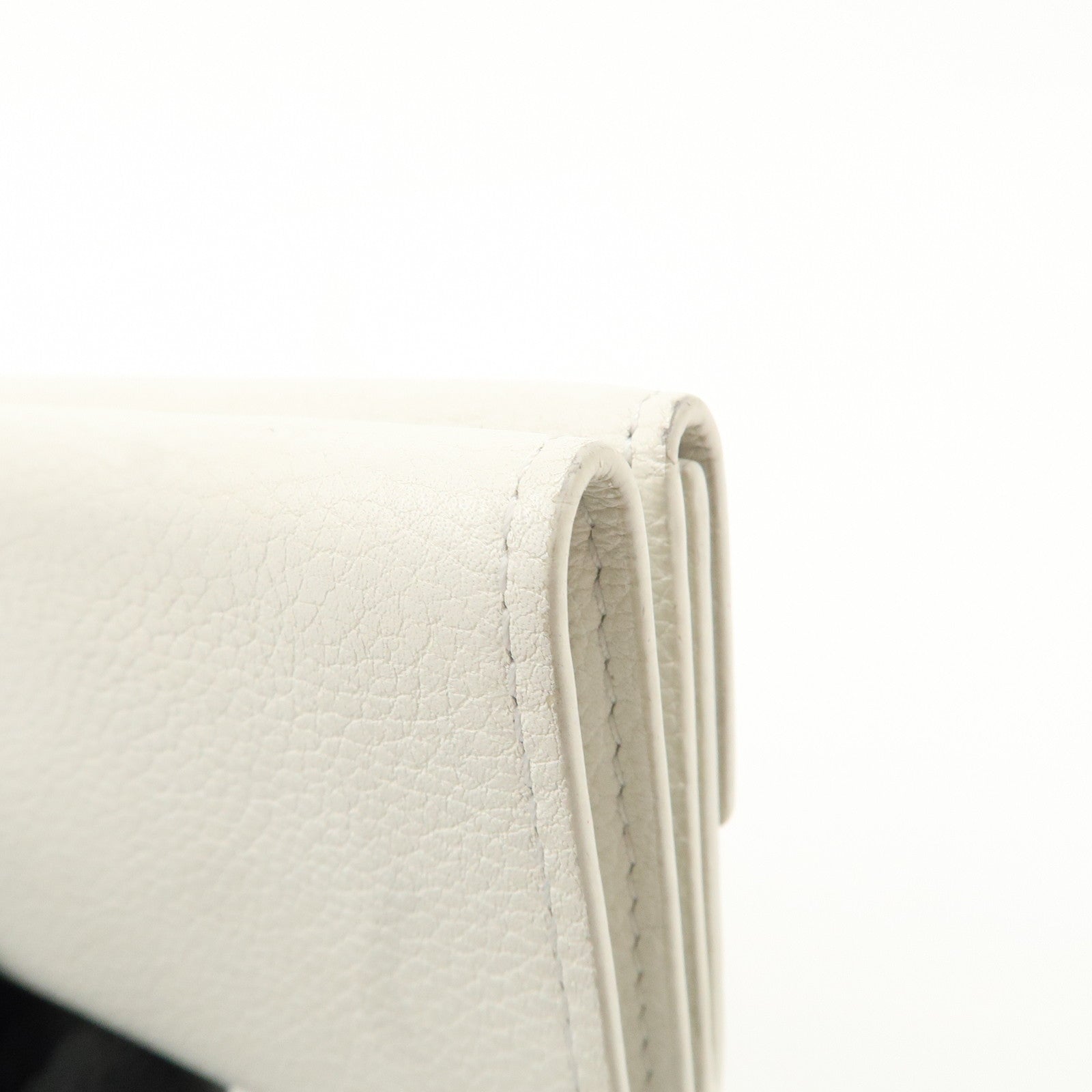 Louis Vuitton Portefeuille Lock Mini Wallet White M68482 Used