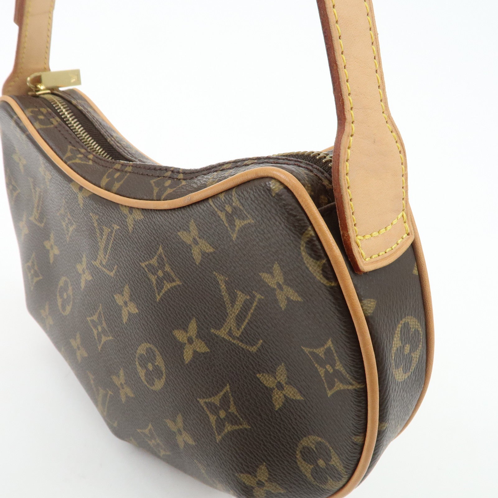 Louis Vuitton Monogram Pochette Croissant Shoulder Bag M51510 Used